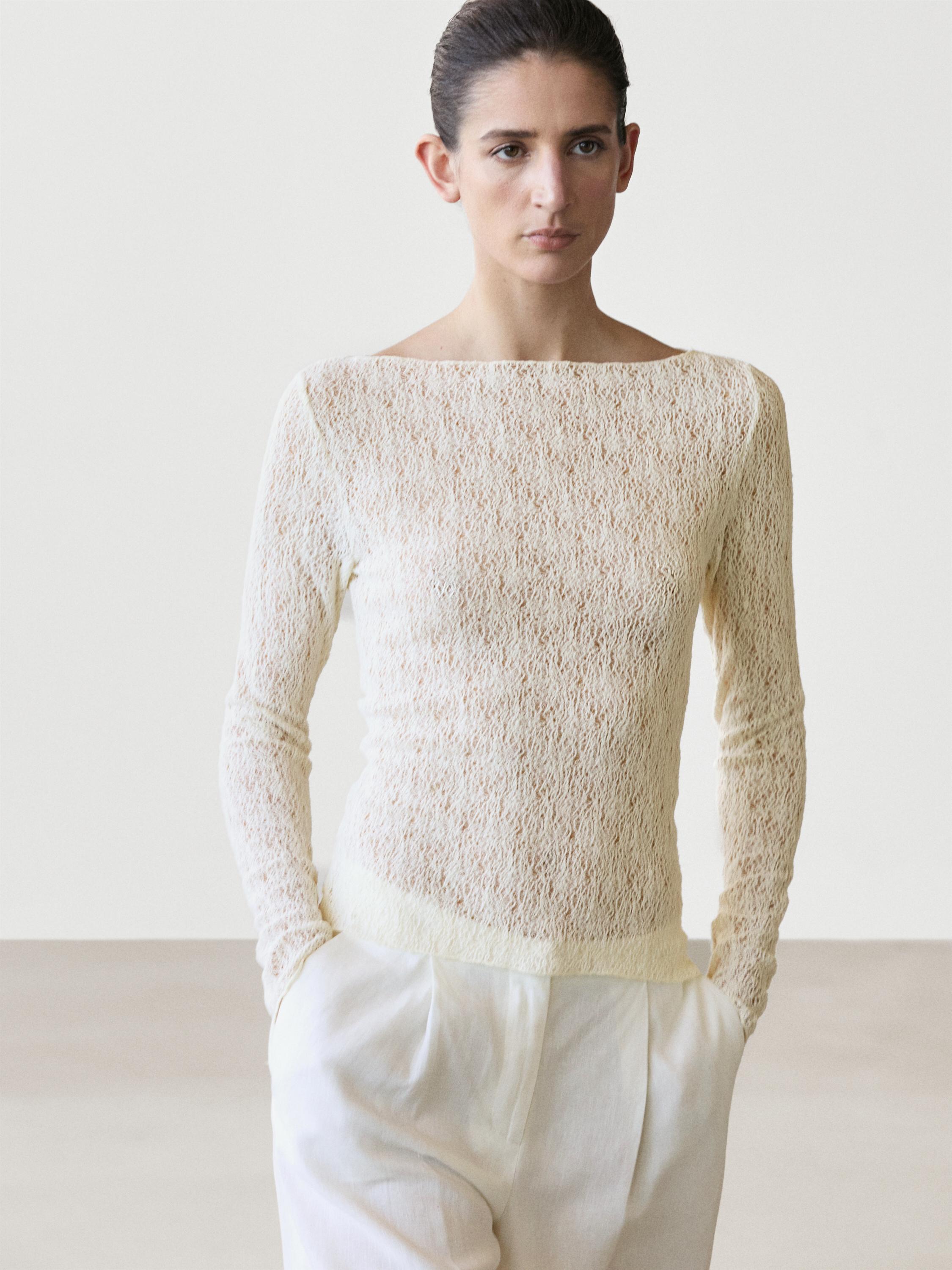 Samarreta coll barca detall punta