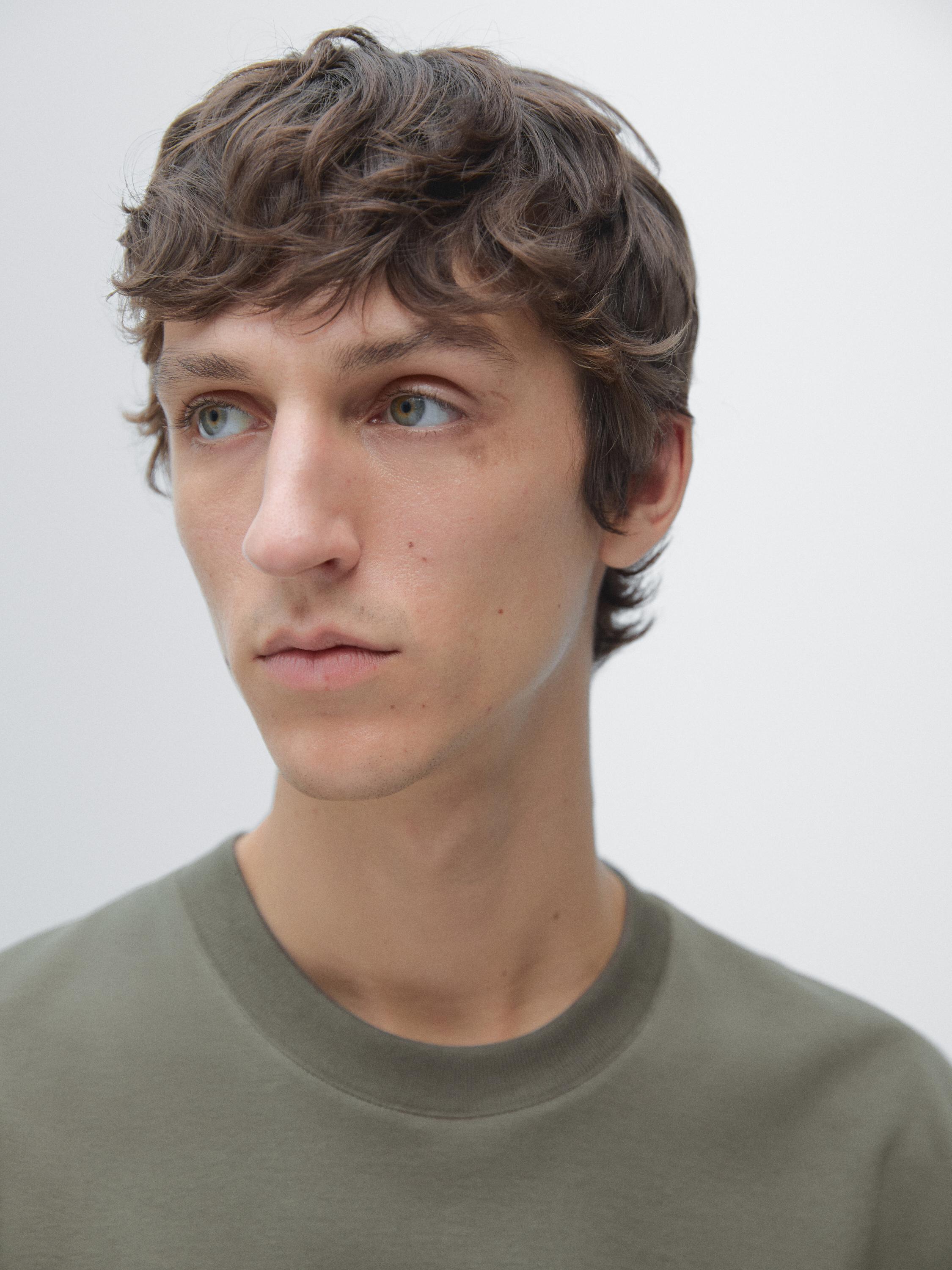 100% cotton short sleeve T-shirt — MOSS GREEN