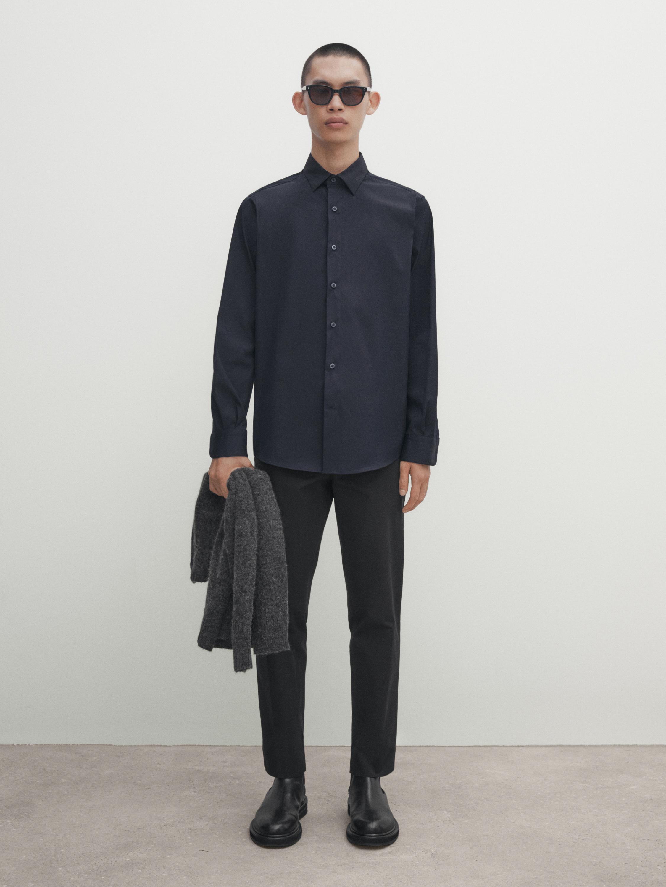 Slim fit stretchy shirt - Studio