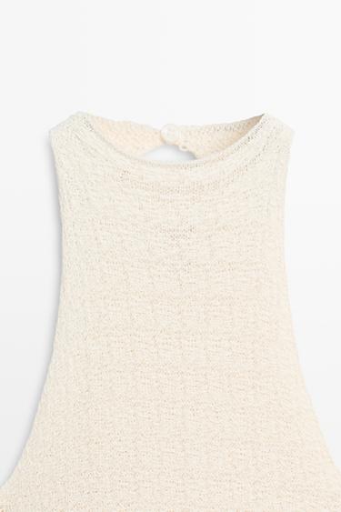Combined halter midi dress — CREAM 9