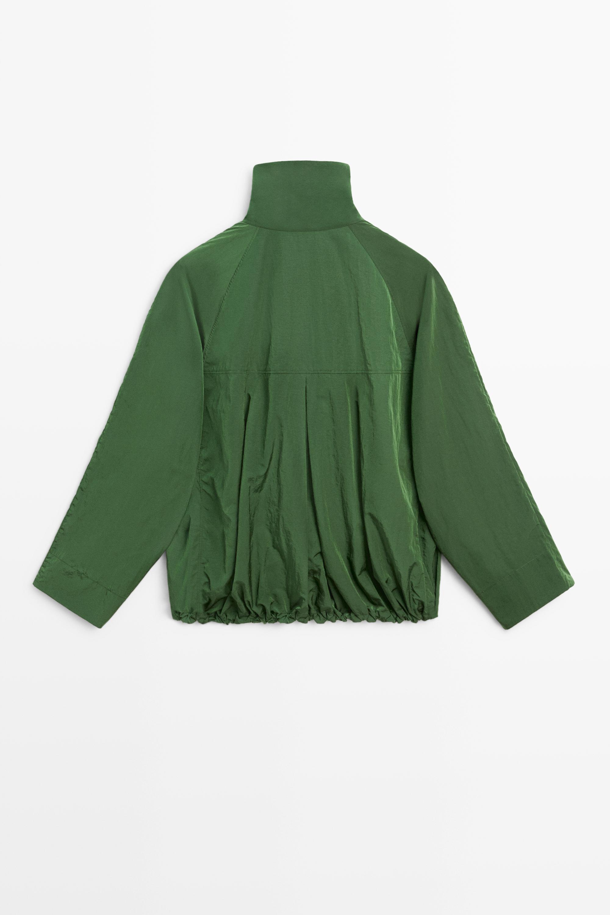 Technical bomber jacket — GREEN