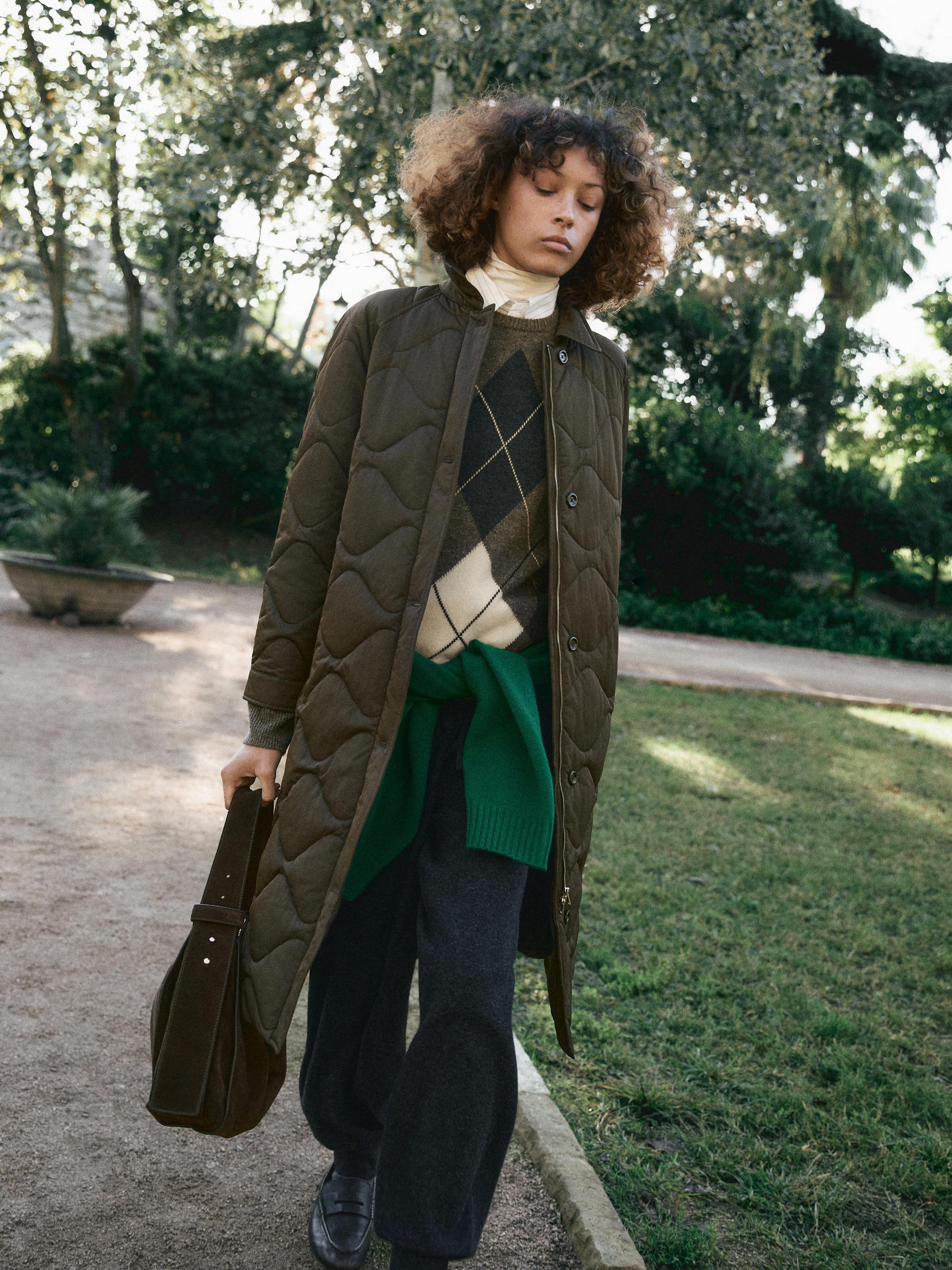 Bolso hombro grande piel serraje