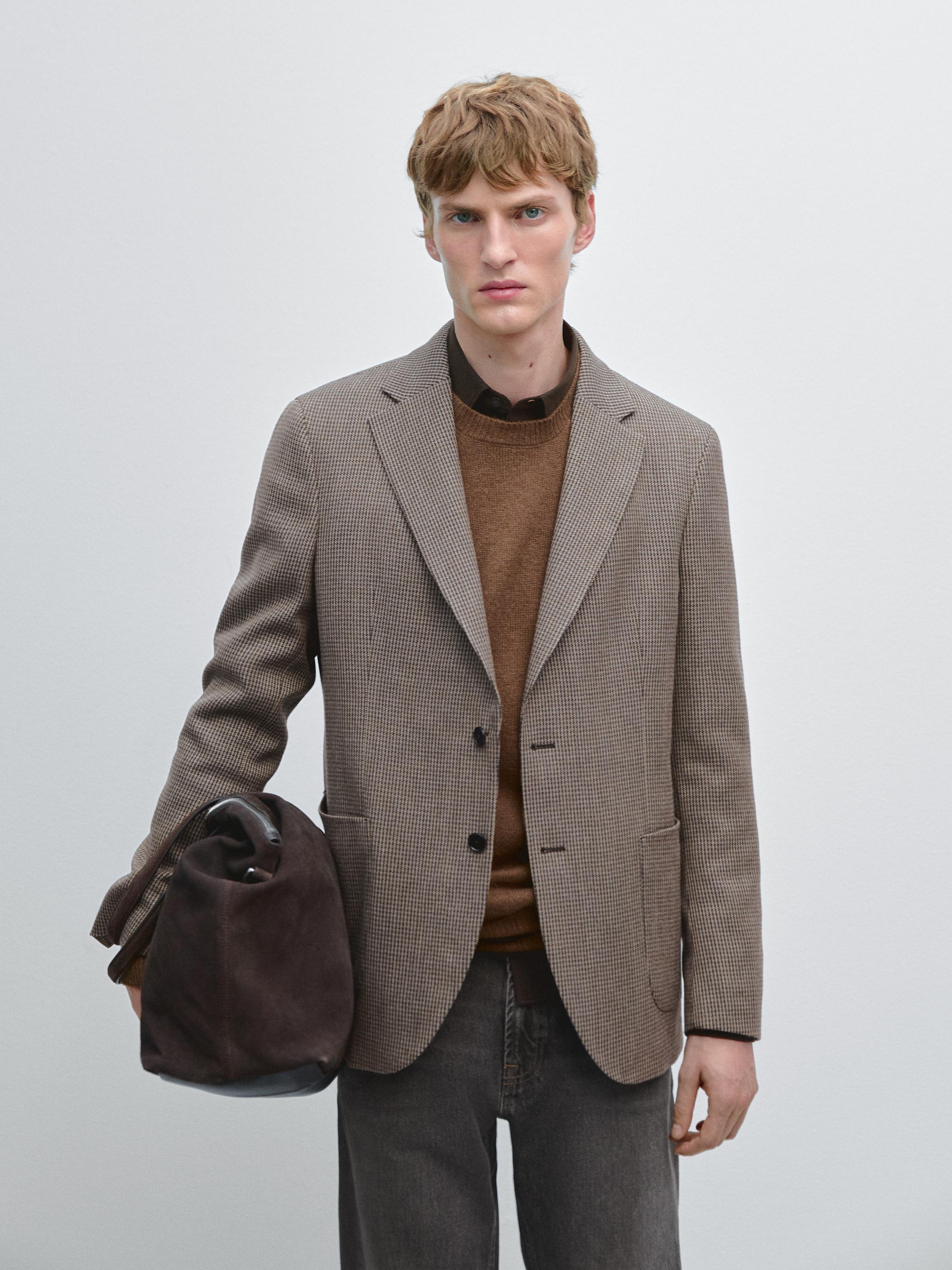 Blazerra, oilo-hankaren marrazkiarekin, artilearekin