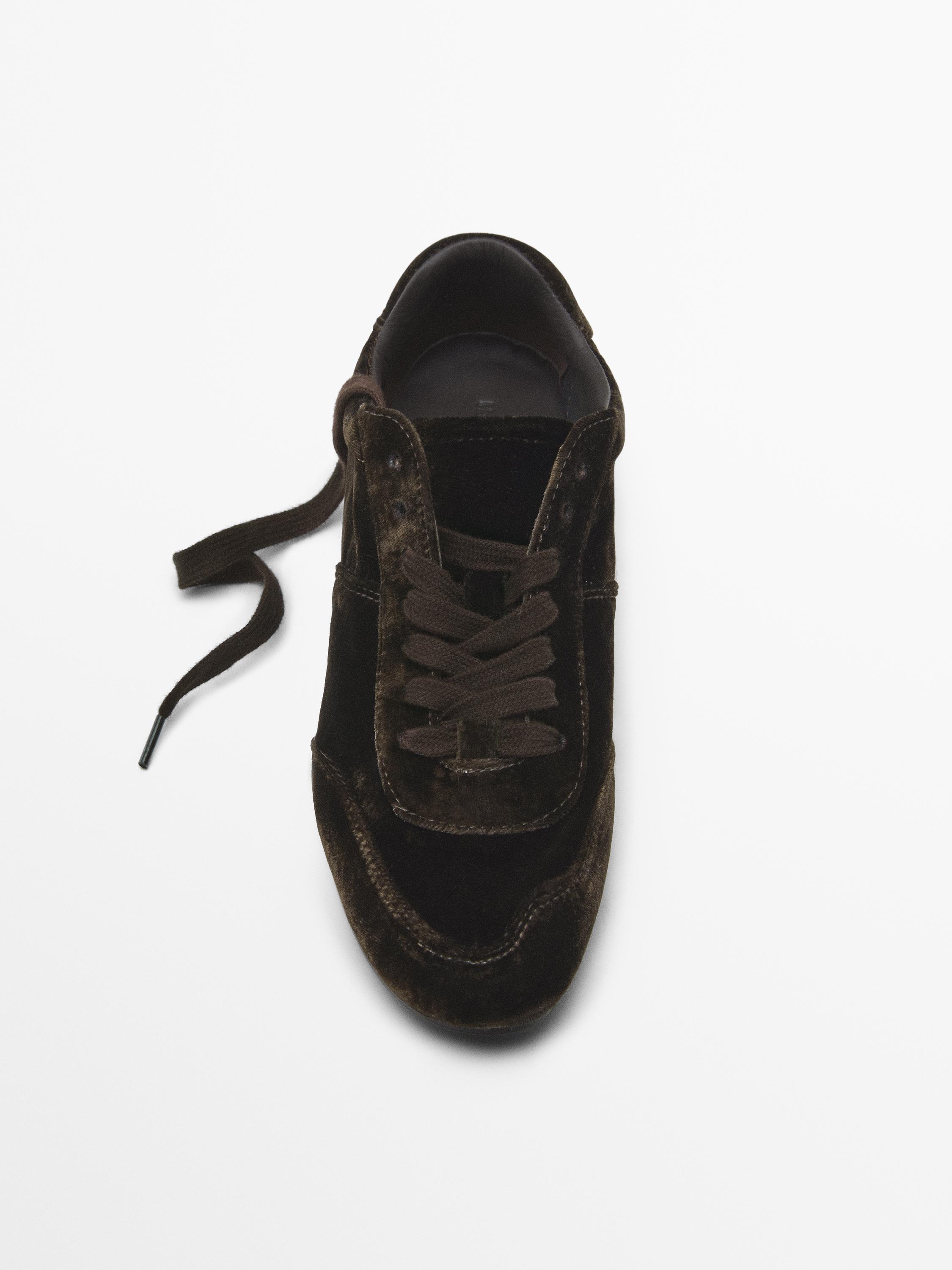 Velvet trainers