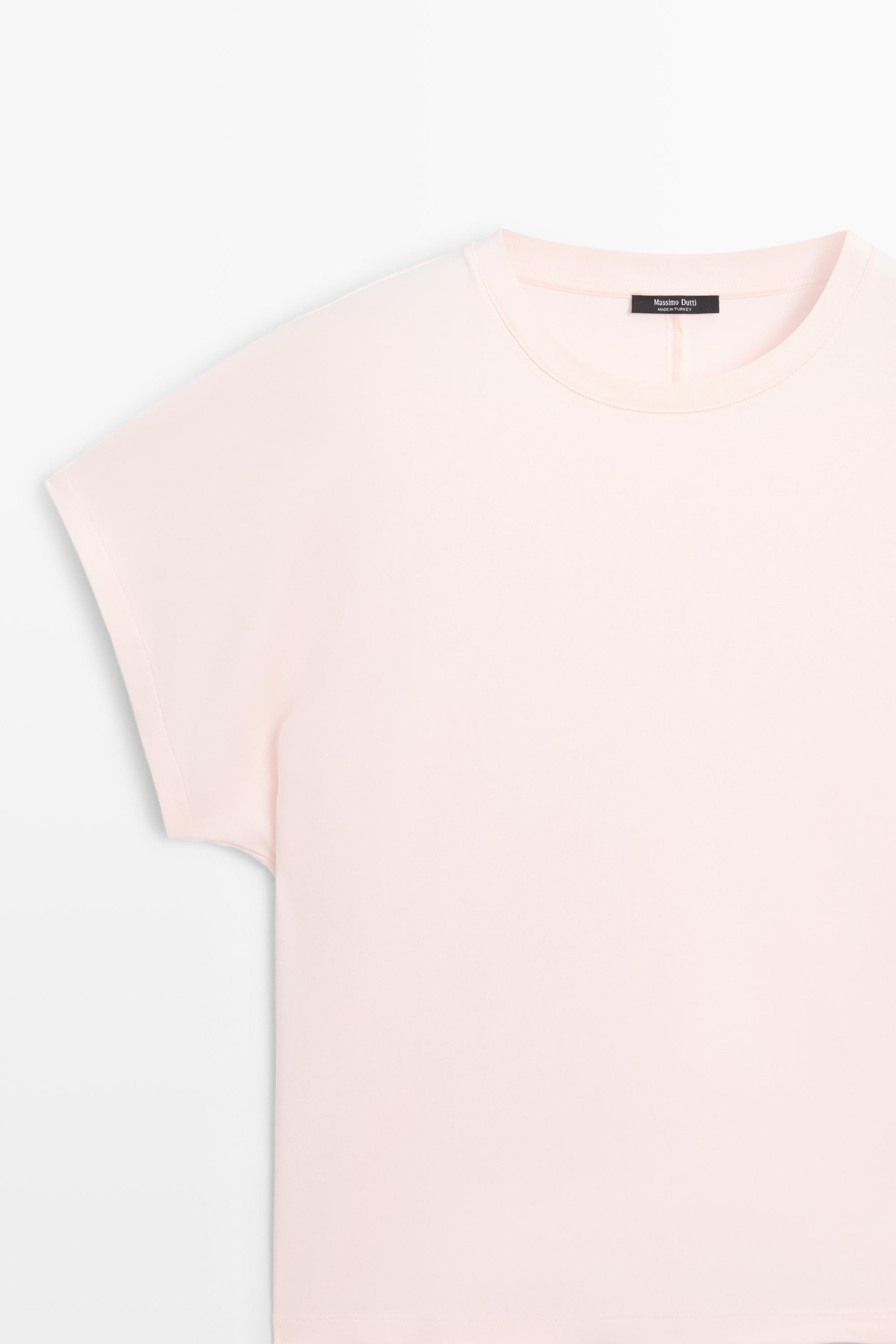 100% Cotton Short Sleeve T-Shirt — PINK