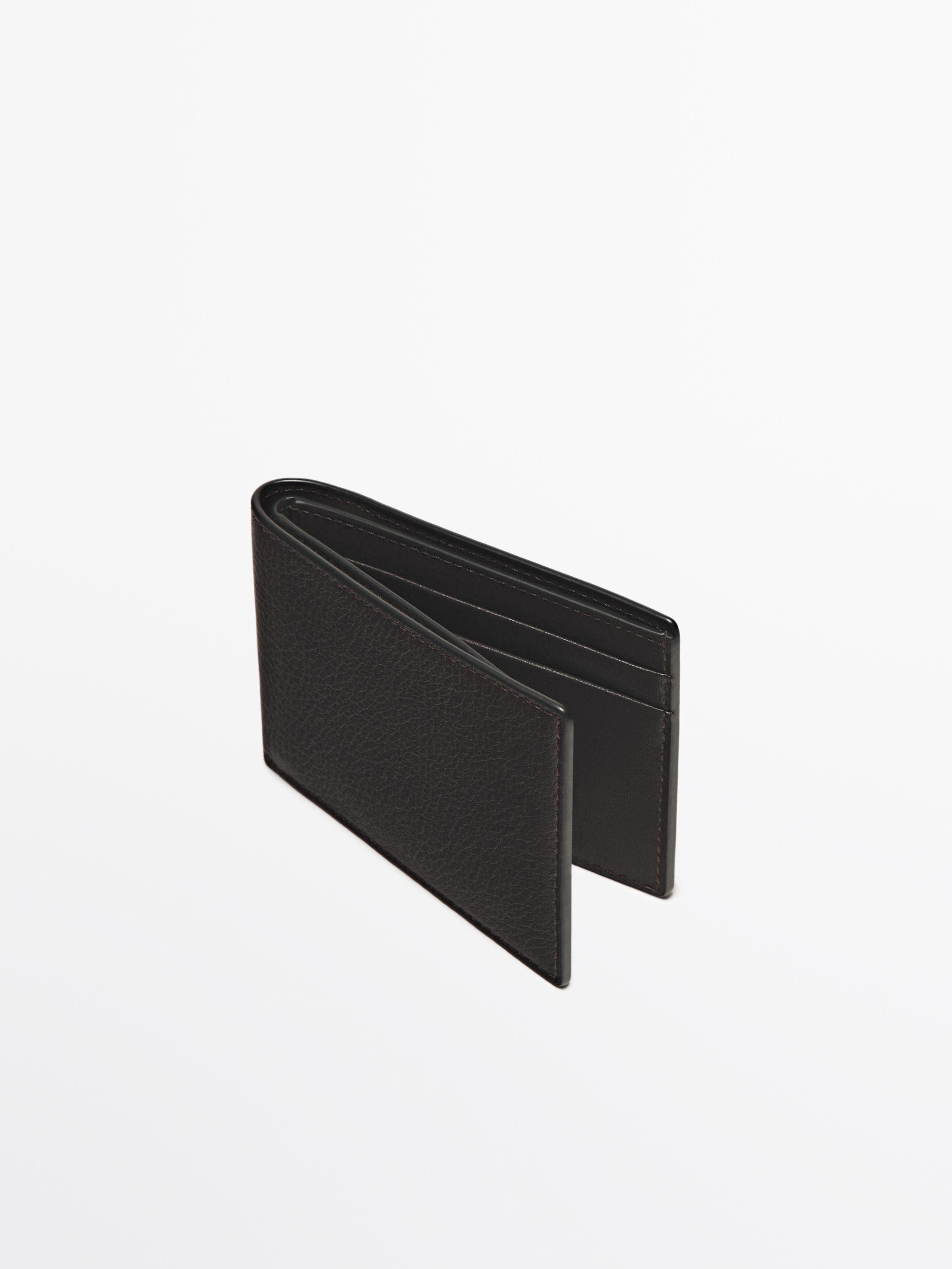 Nappa leather landscape wallet