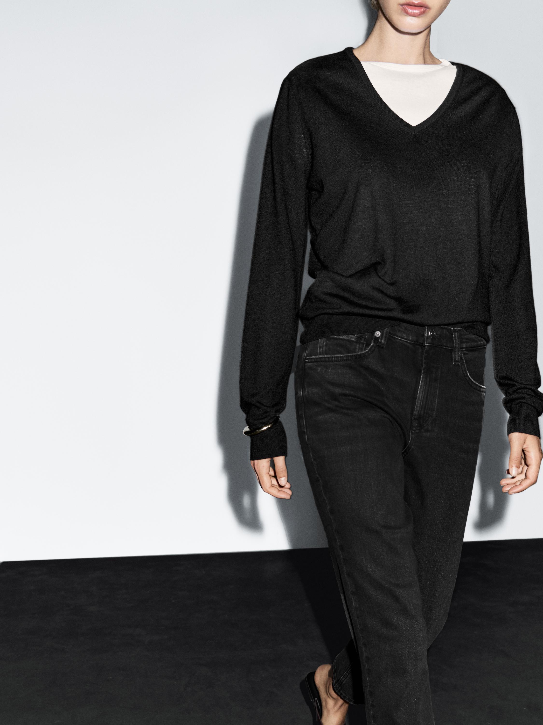 Jean slim cropped mid-rise