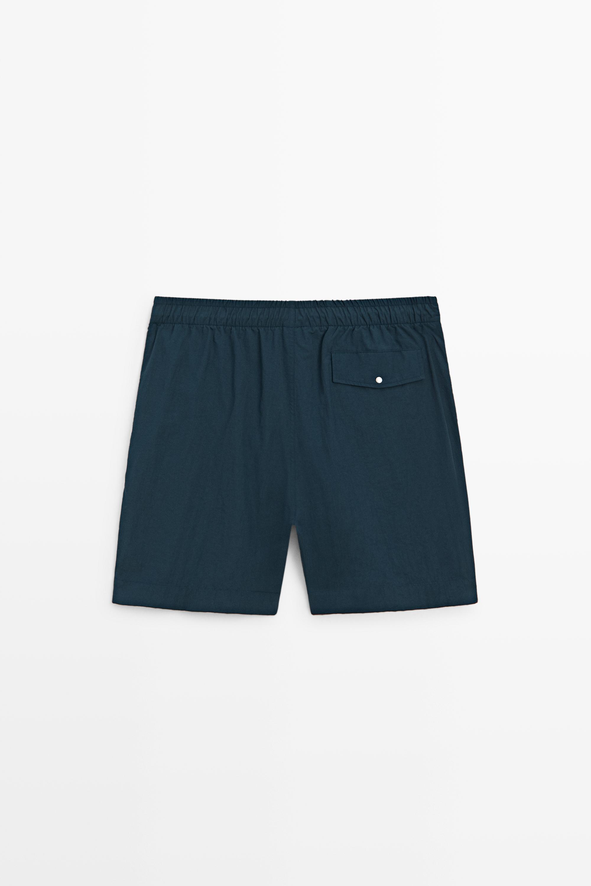 Plain swim trunks