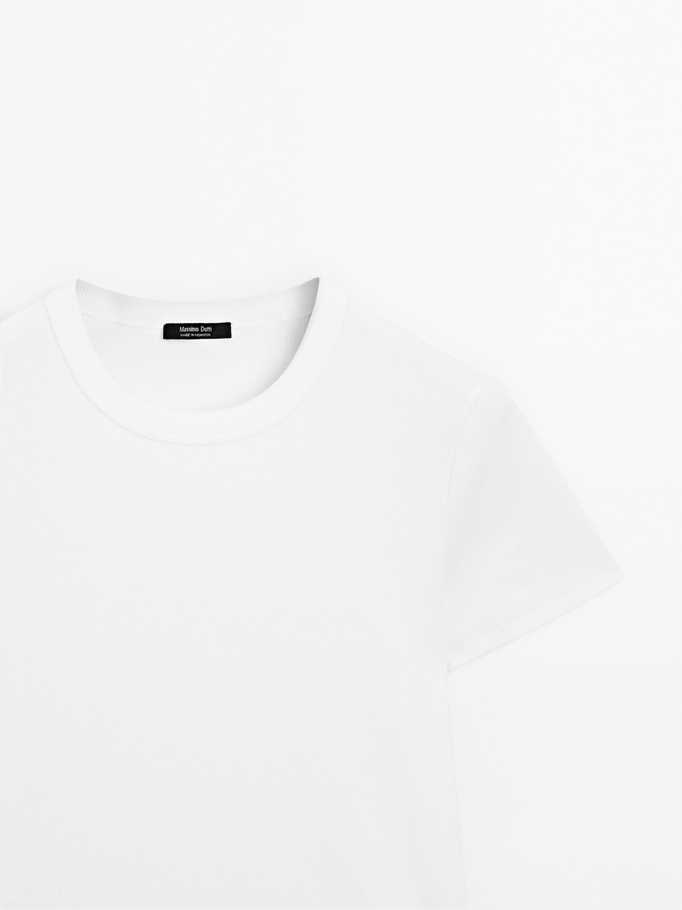 ★Massimo Dutti★ Short-sleeve cotton-blend T-shirt 00504157501-o3.jpg?ts=