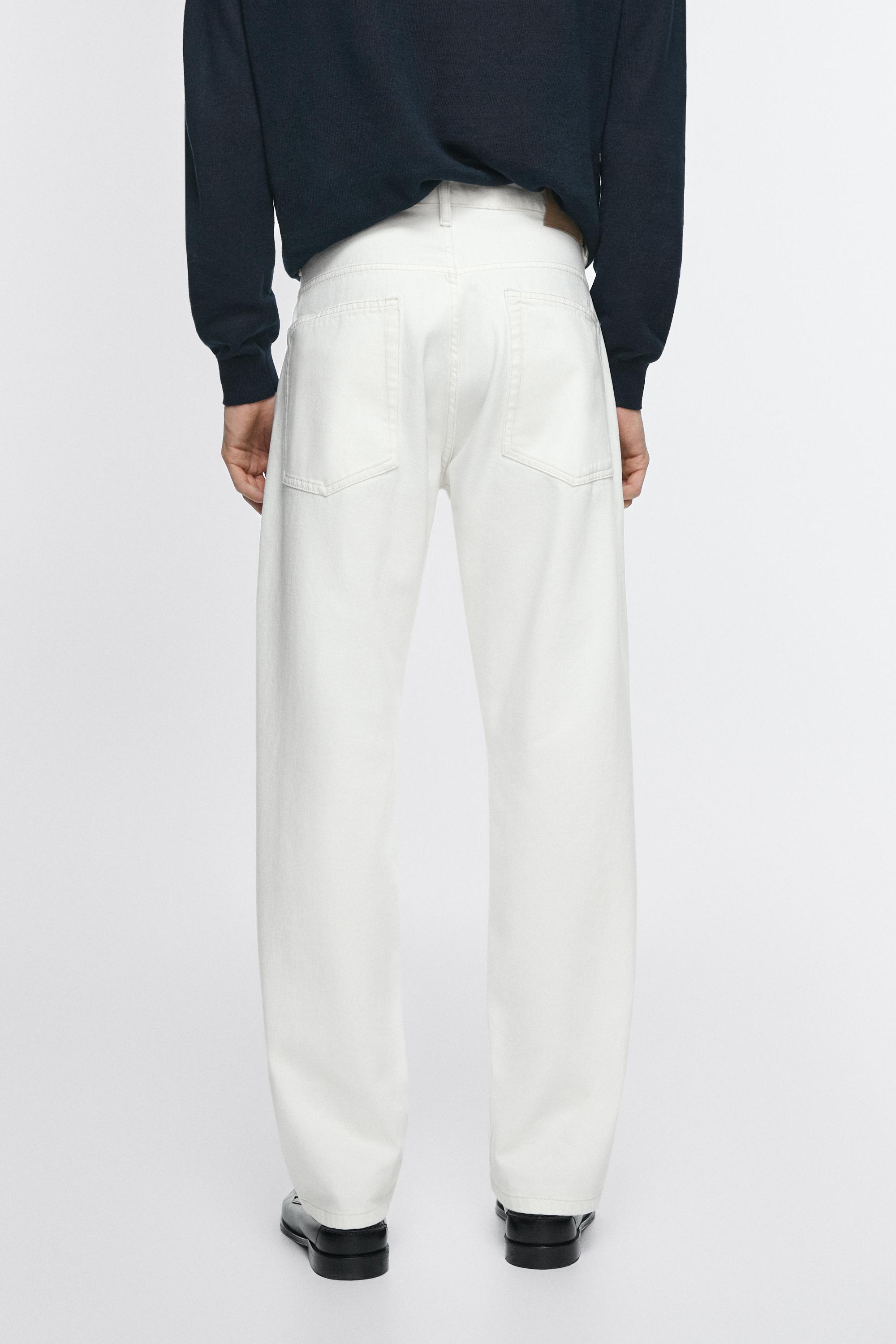 Relaxed-fit jeans — WHITE
