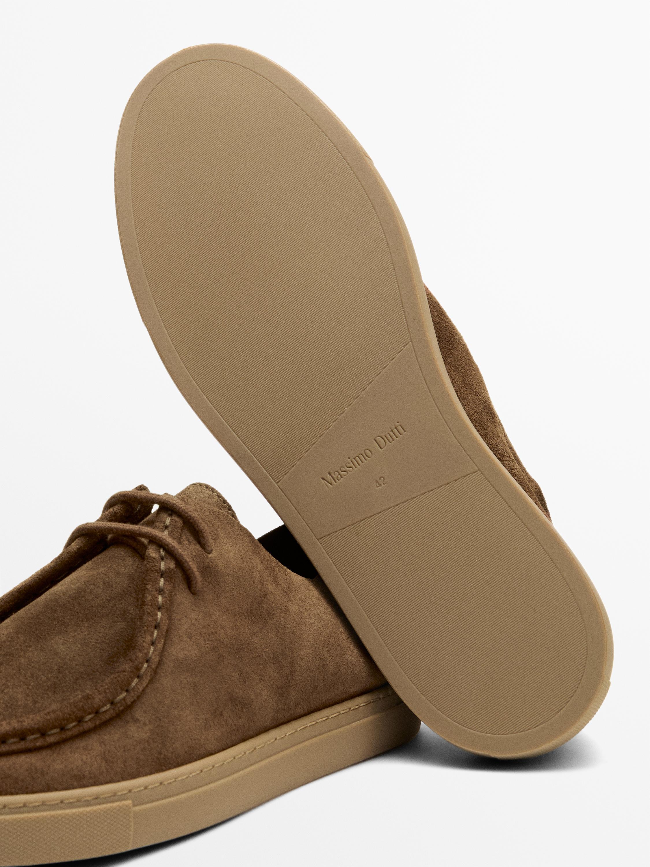 Soft leather moc toe shoes — OCHRE
