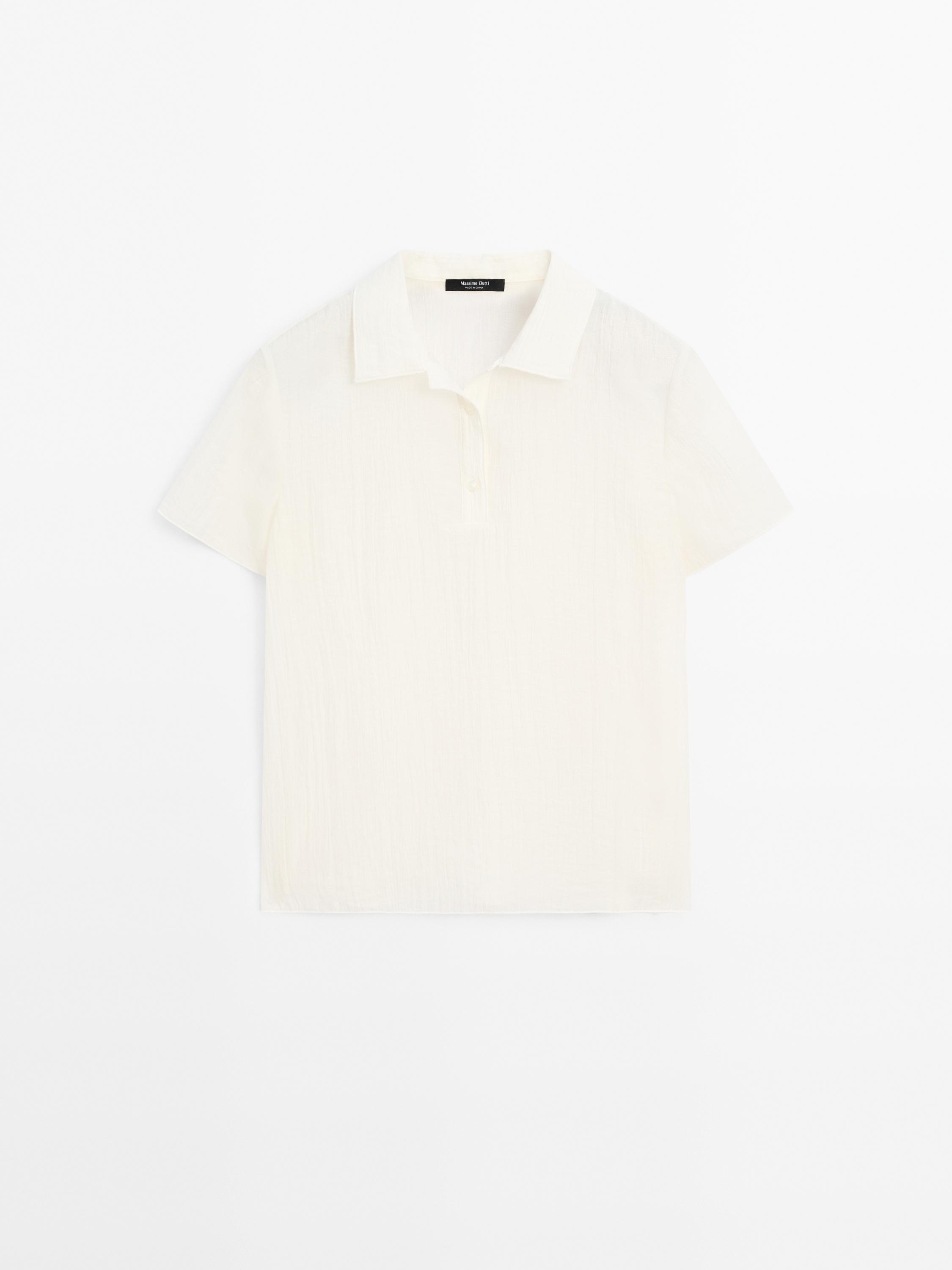 Bluzë polo e tejdukshme