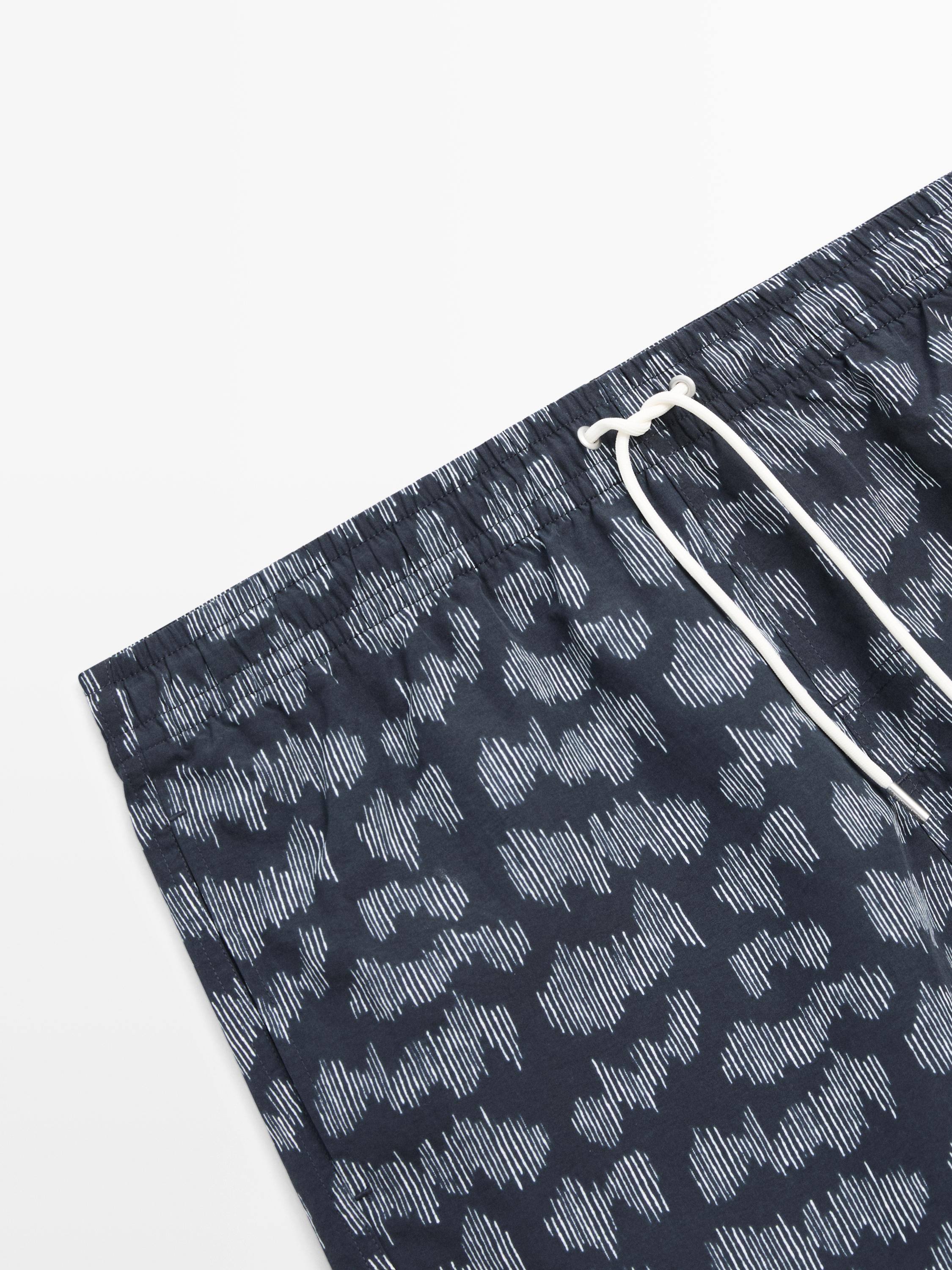 Short de bain imprimé