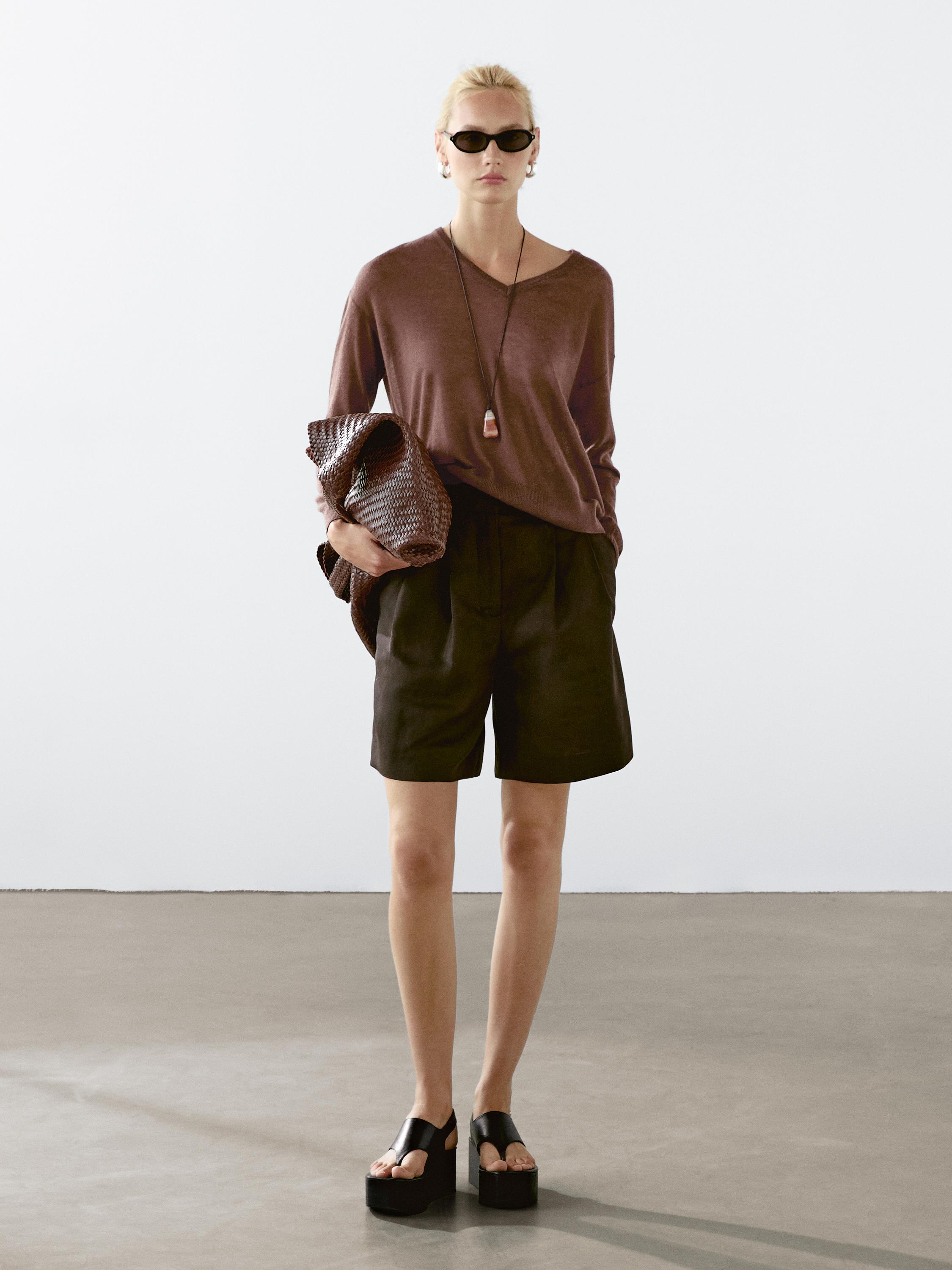 Pull en maille fine 100 % cachemire