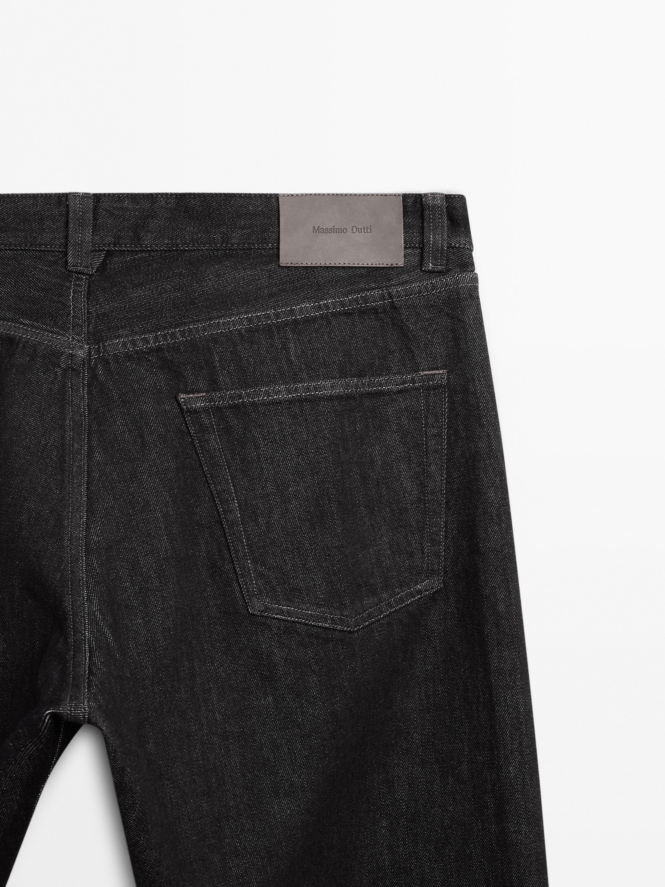 Tapered-fit selvedge jeans