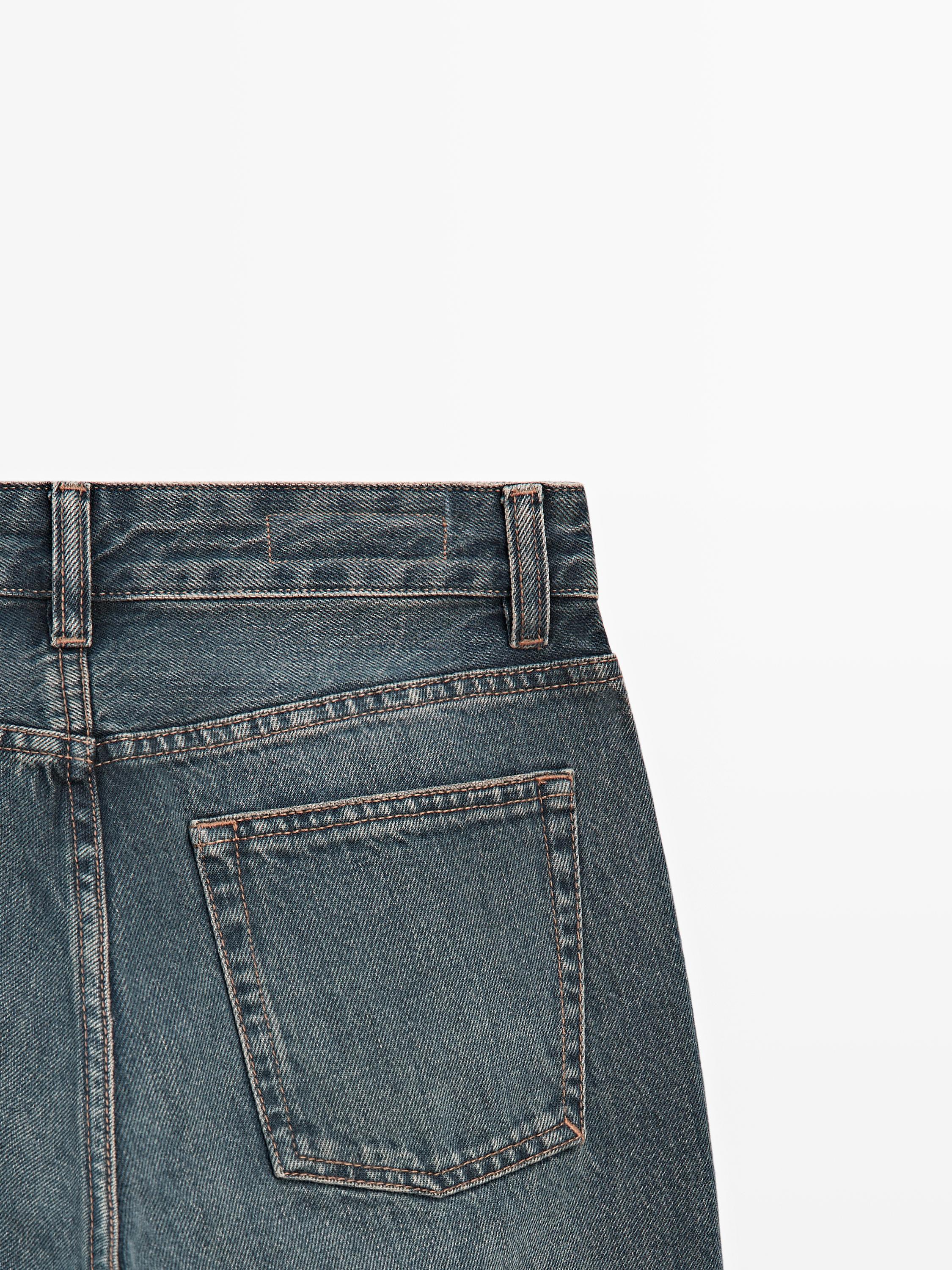 Straight-leg jeans — MEDIUM BLUE