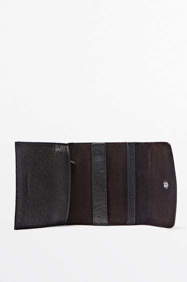 Mini textured nappa leather jewelry box — BROWN 3