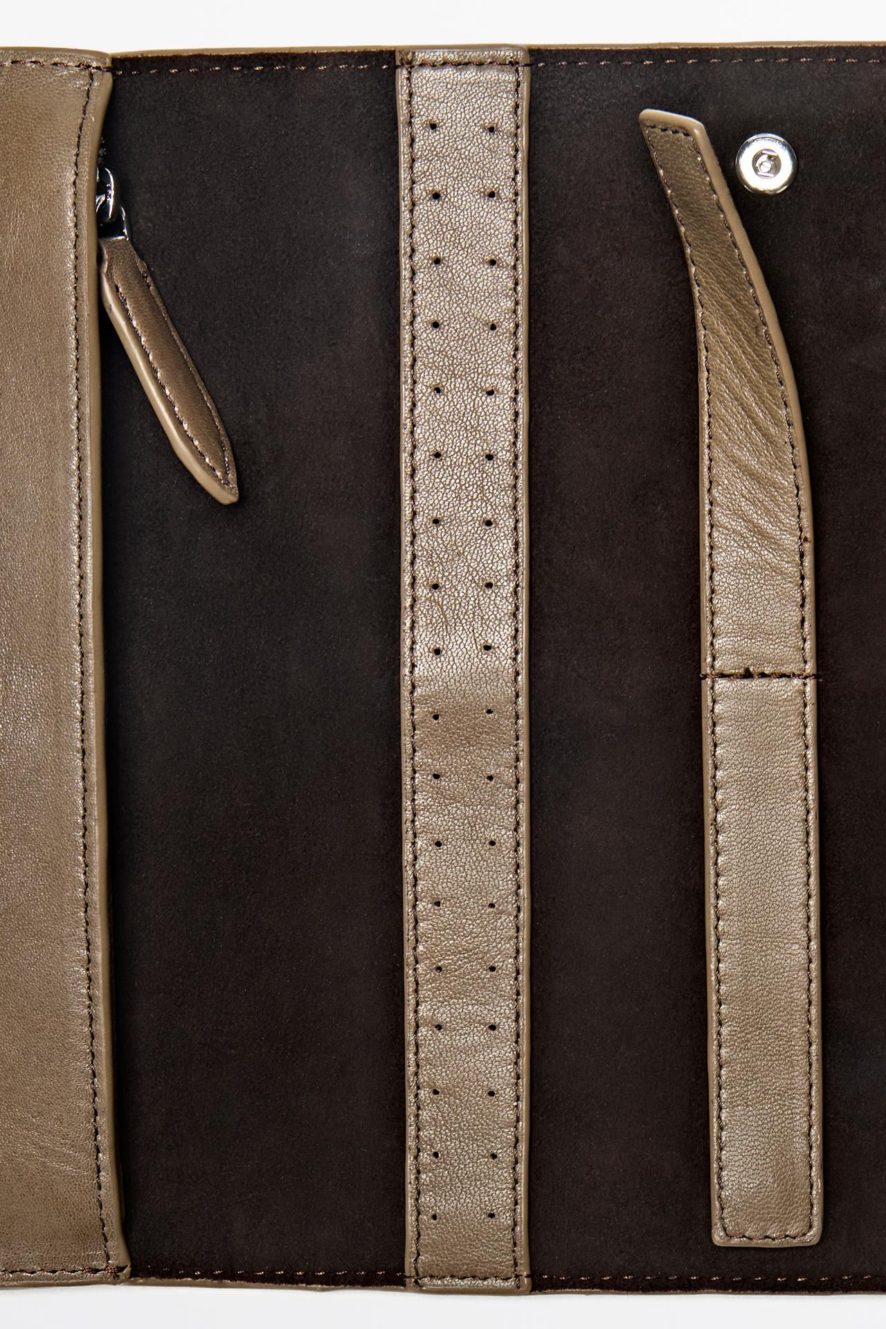 Nappa leather jewelry case — MOLE BROWN