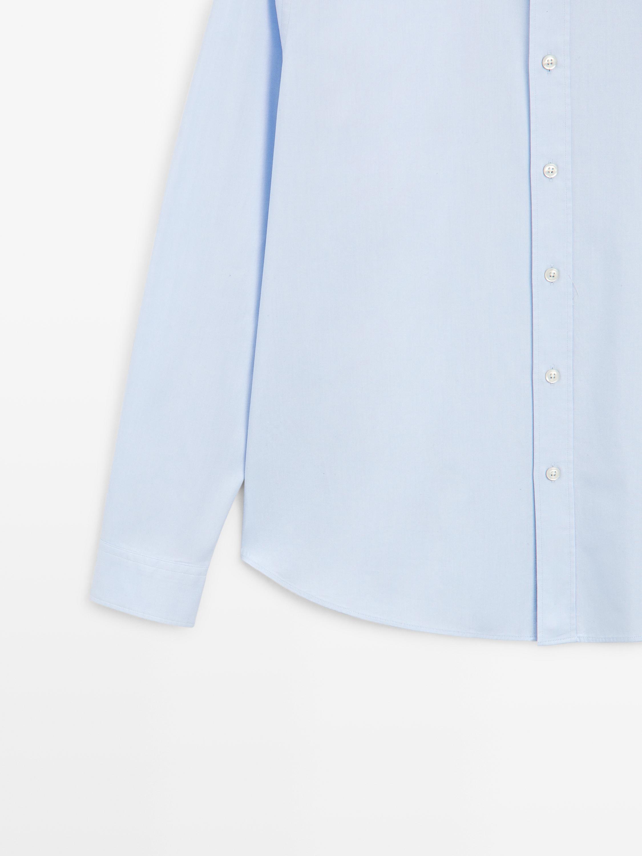 Regular fit Oxford shirt — Sky blue
