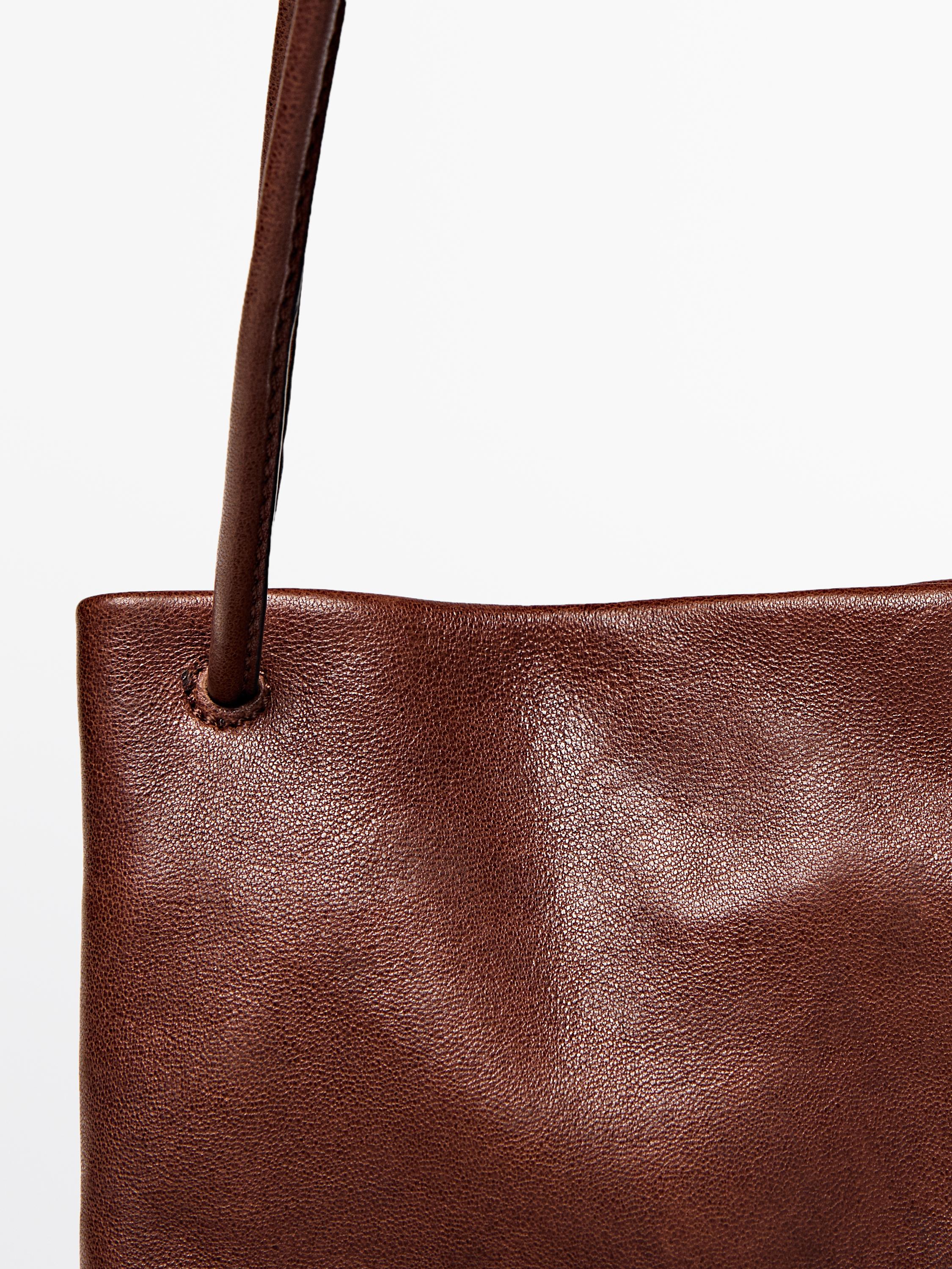 Nappa leather crossbody bag