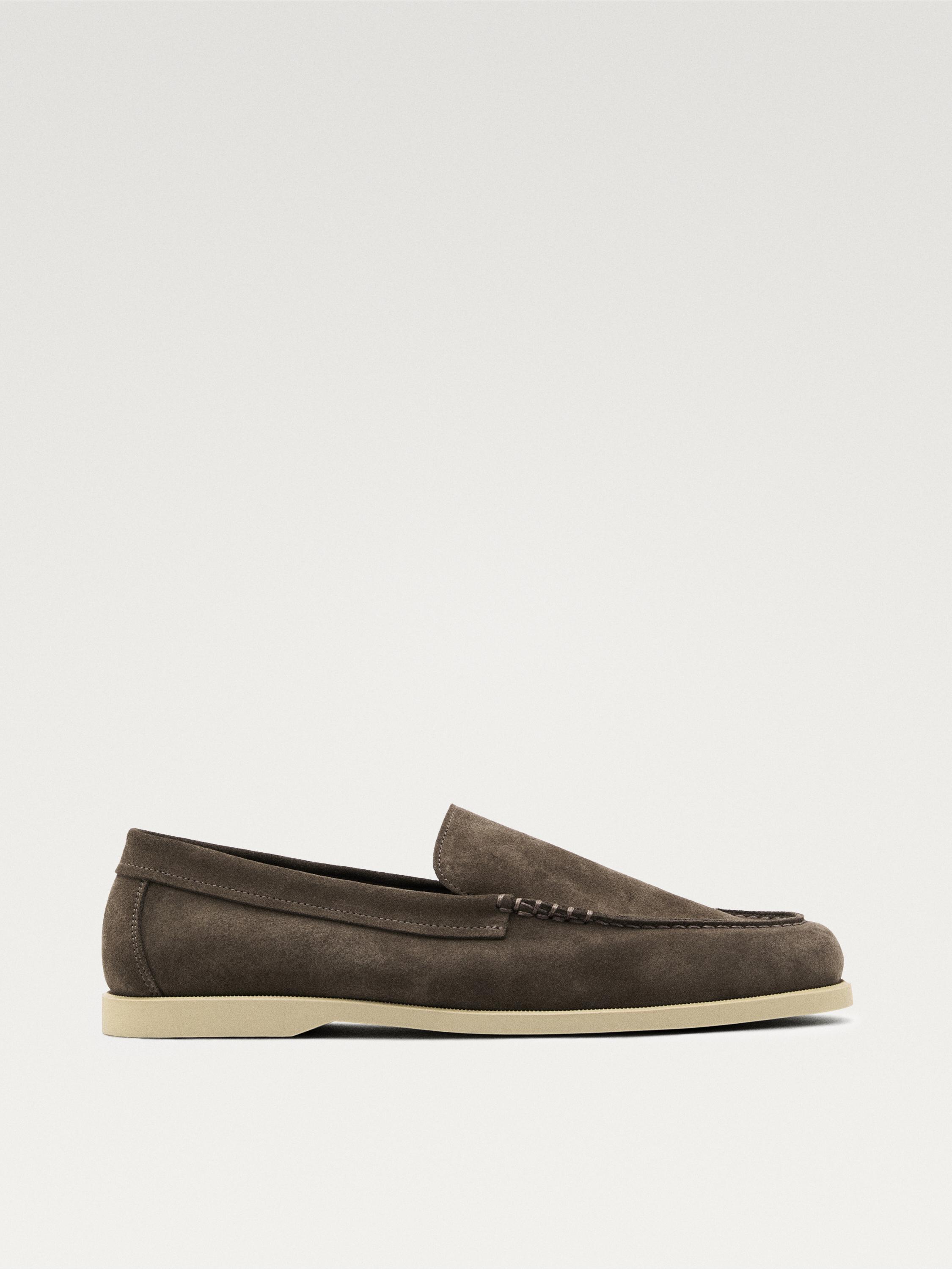 Loafer aus weichem Rauleder