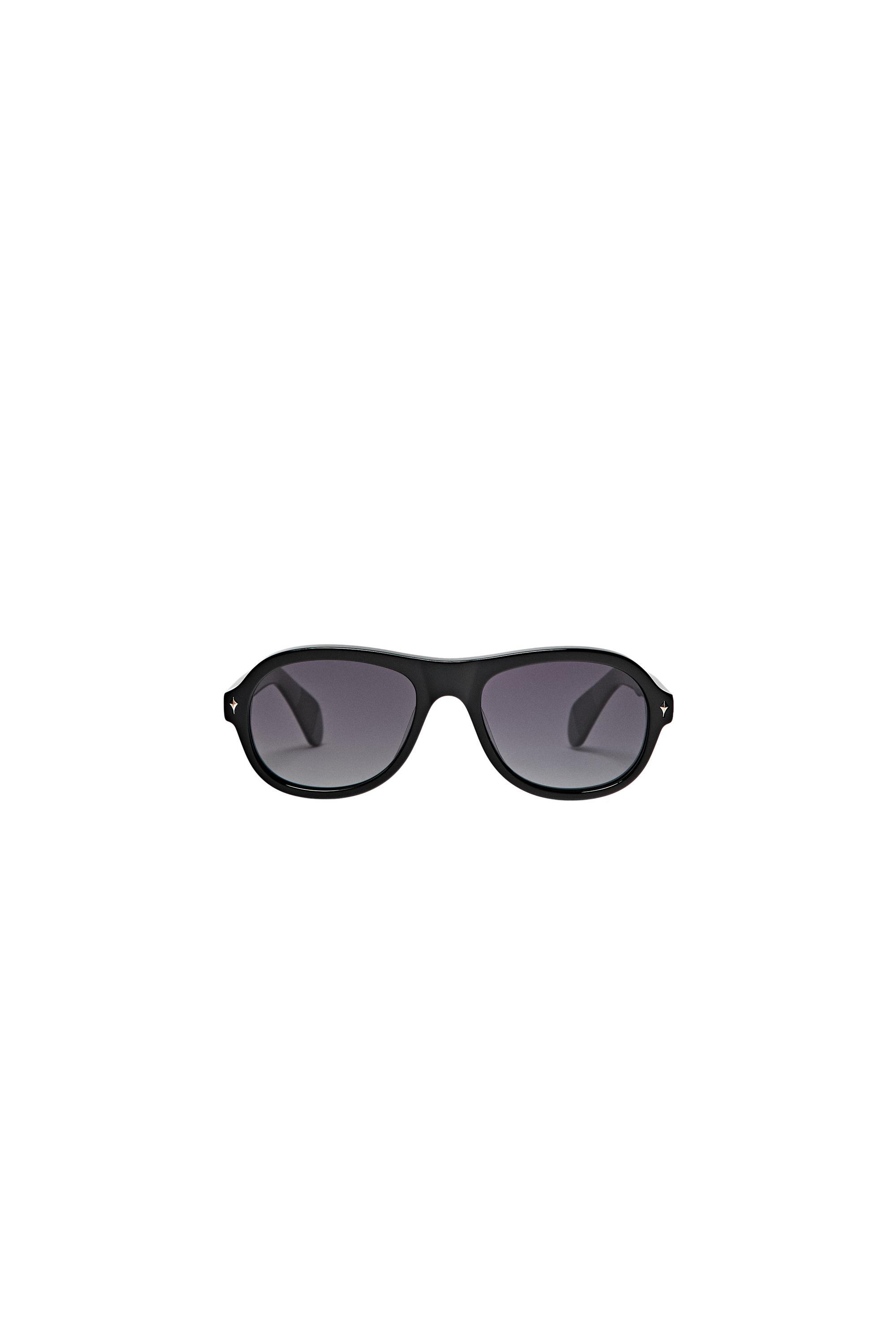 Aviator sunglasses — BLACK