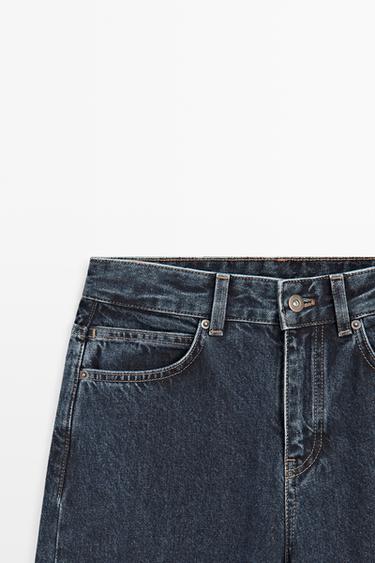 Relaxed fit barrel jeans — DARK BLUE 4