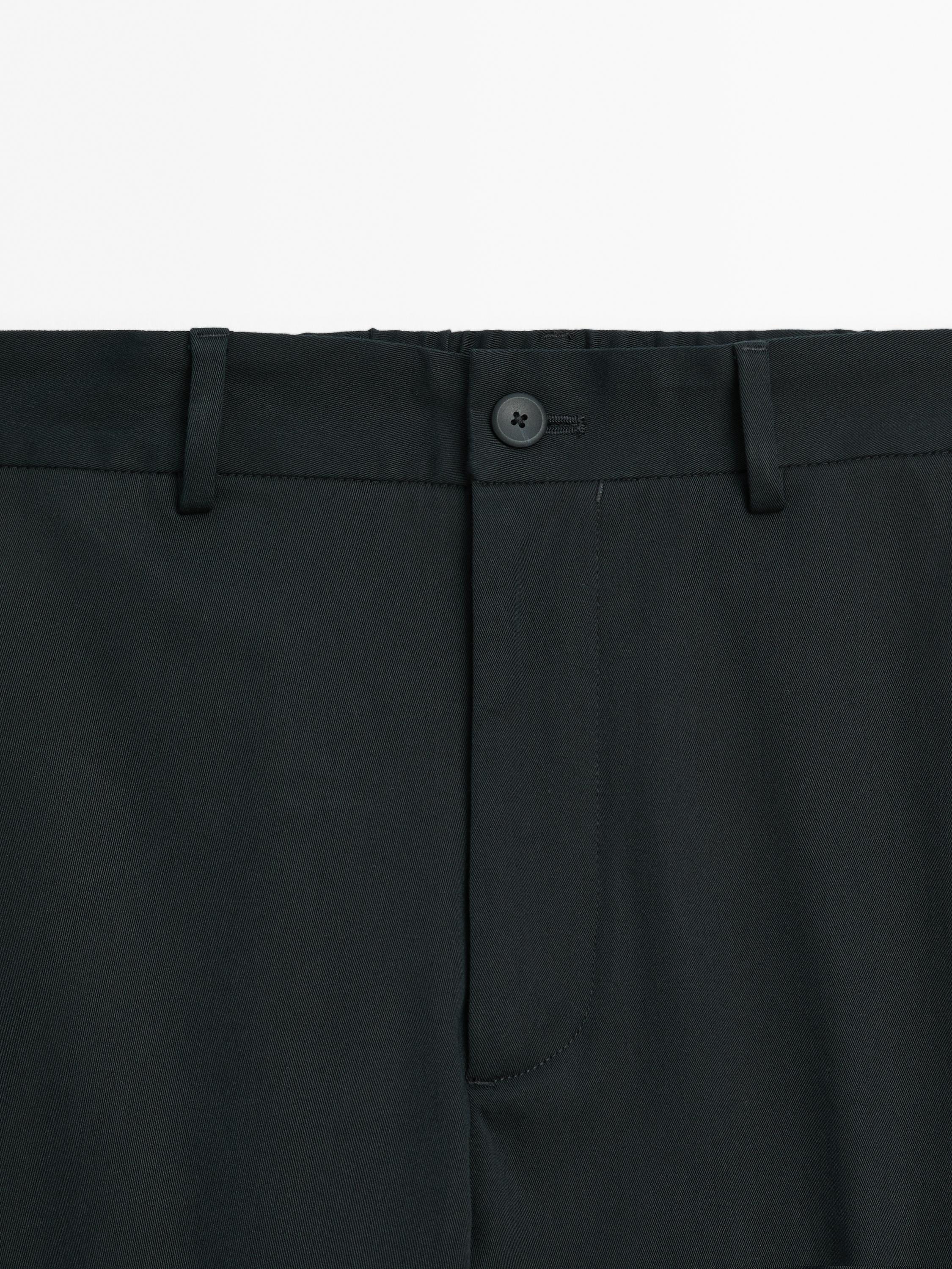 Cotton blend semi joggers