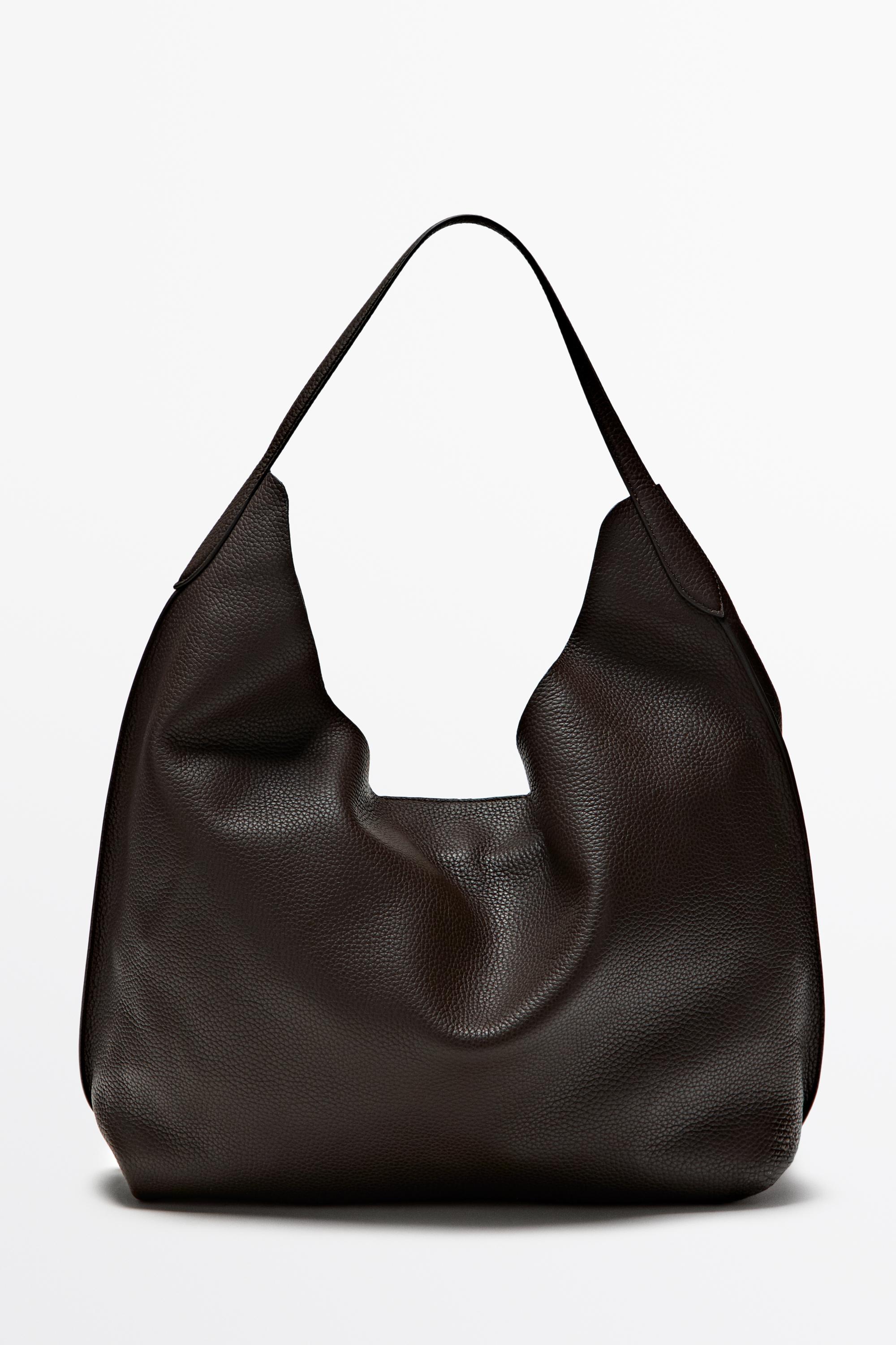 Bolso de hombro piel napa