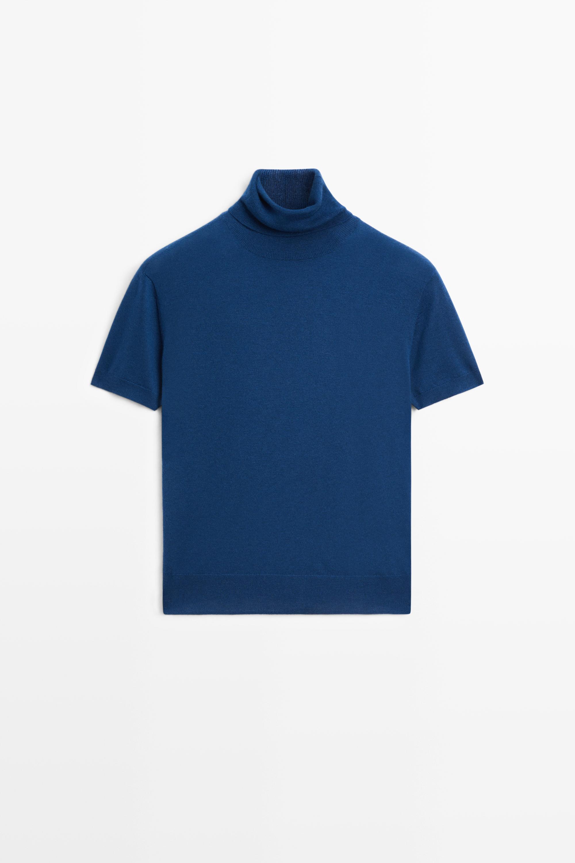 Wollpullover mit Rollkragen