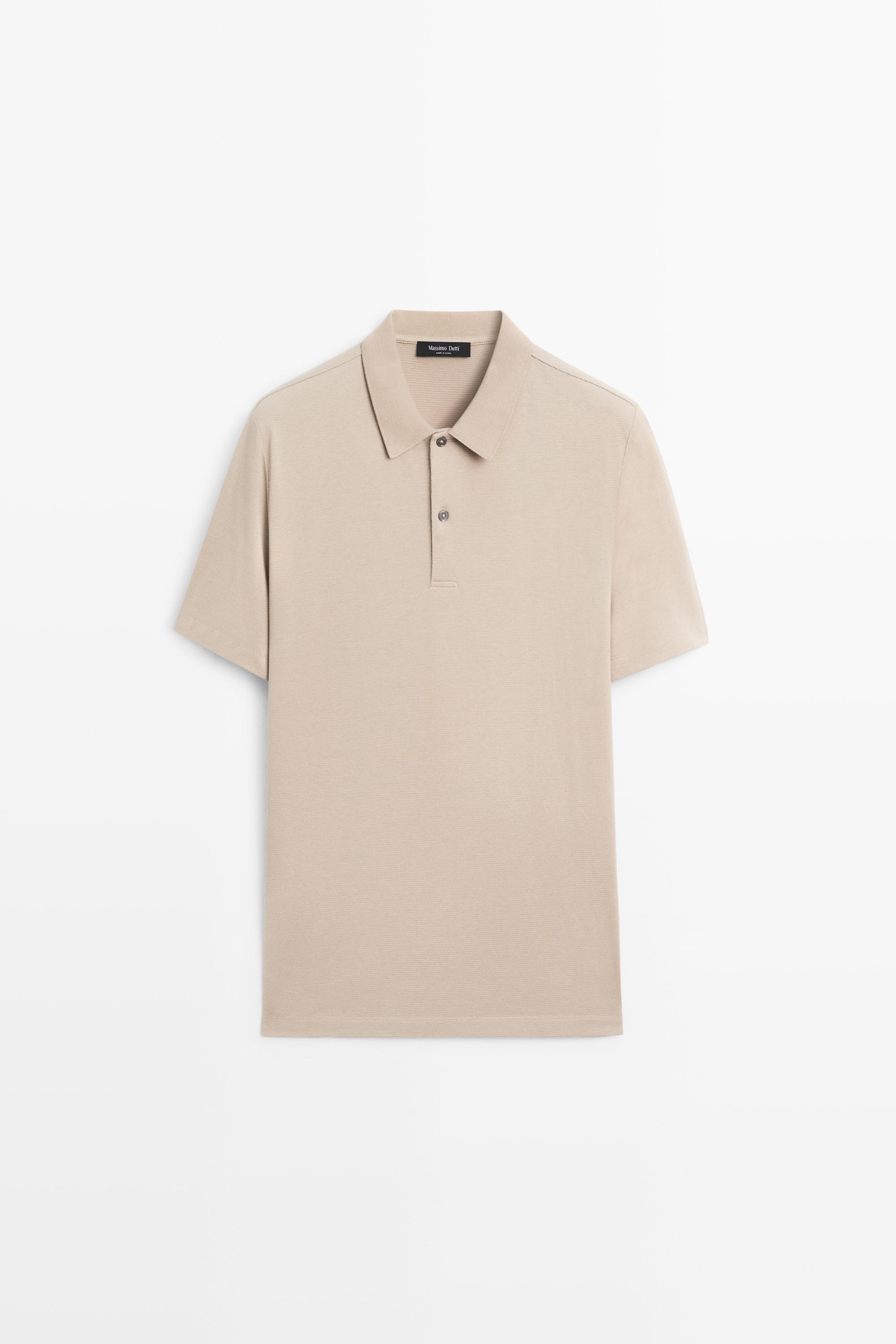 100% cotton structured polo shirt