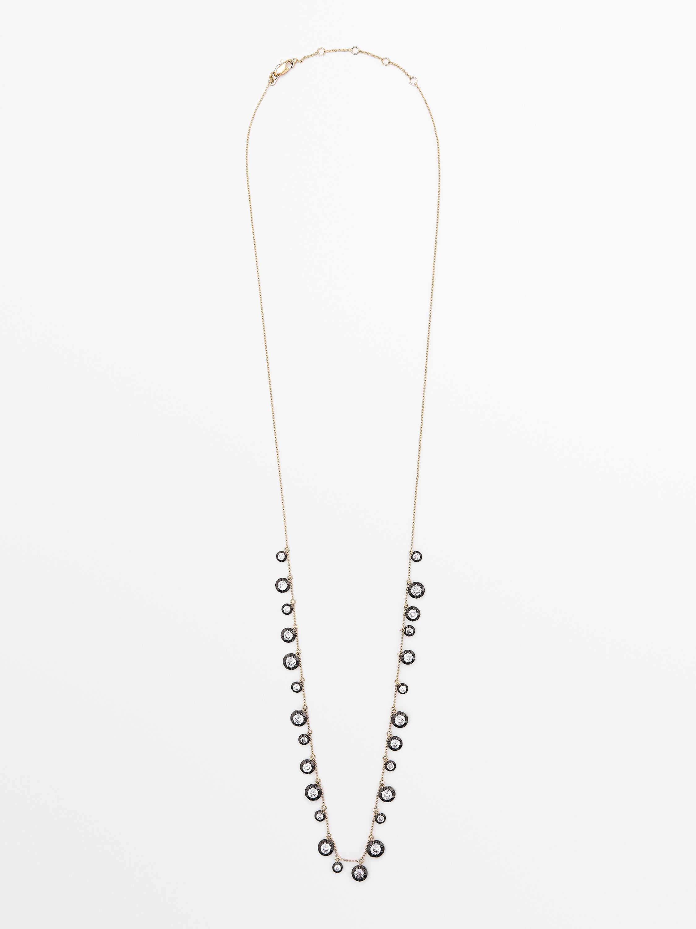 Antique glitter necklace