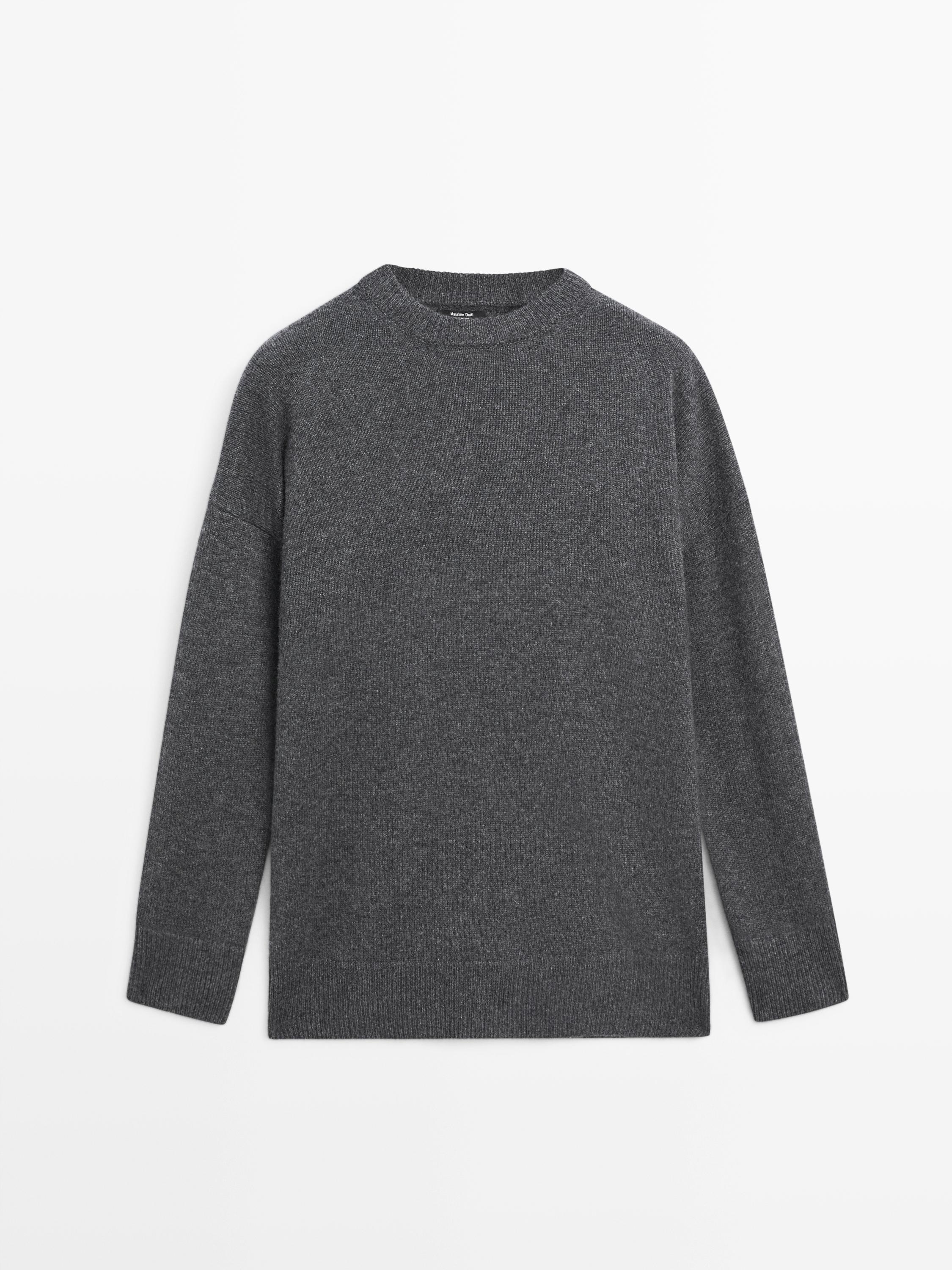 100%喀什米爾山羊絨寬鬆版針織衫