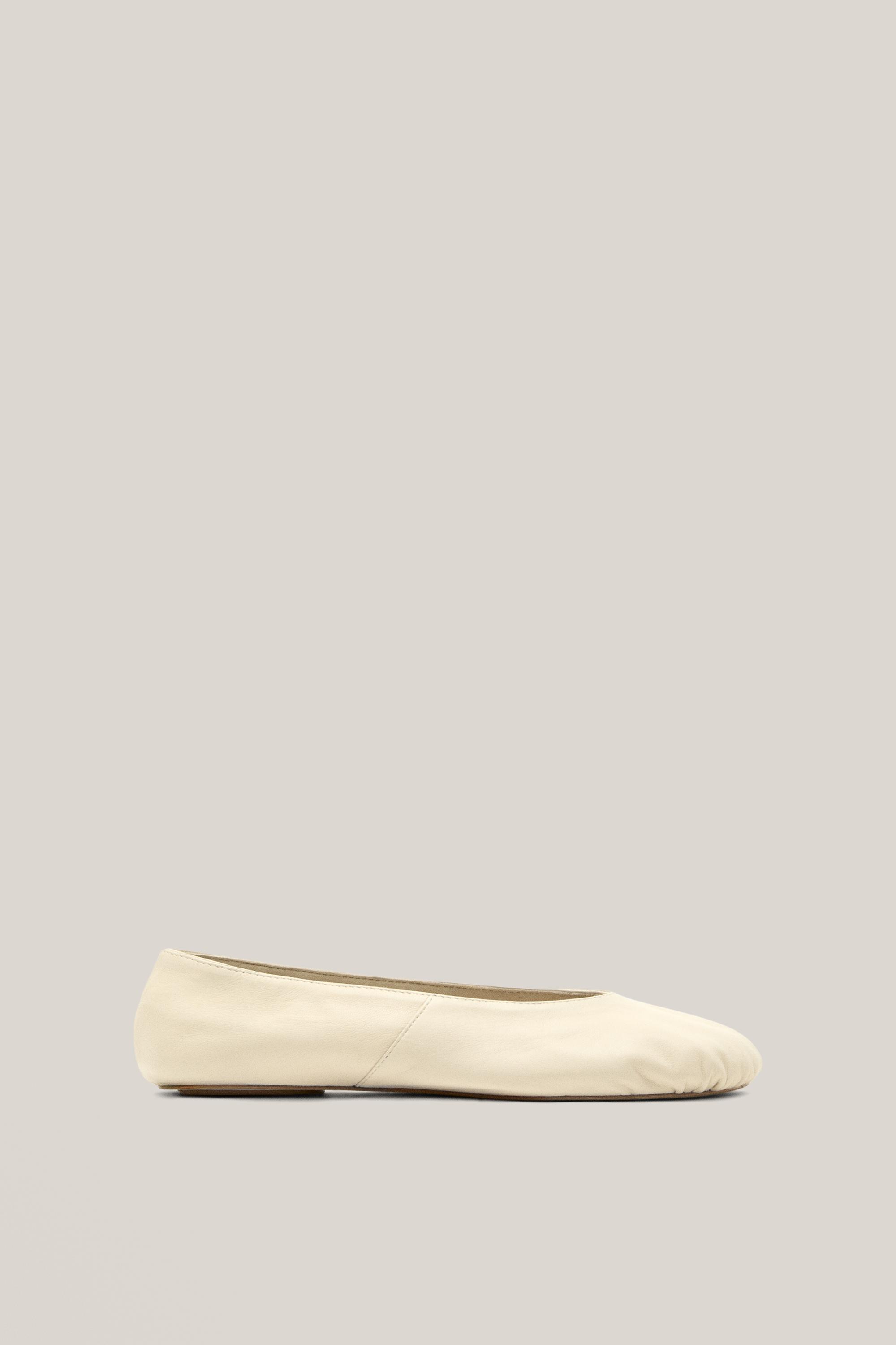 Soft leather ballet flats - Limited Edition — Vanilla