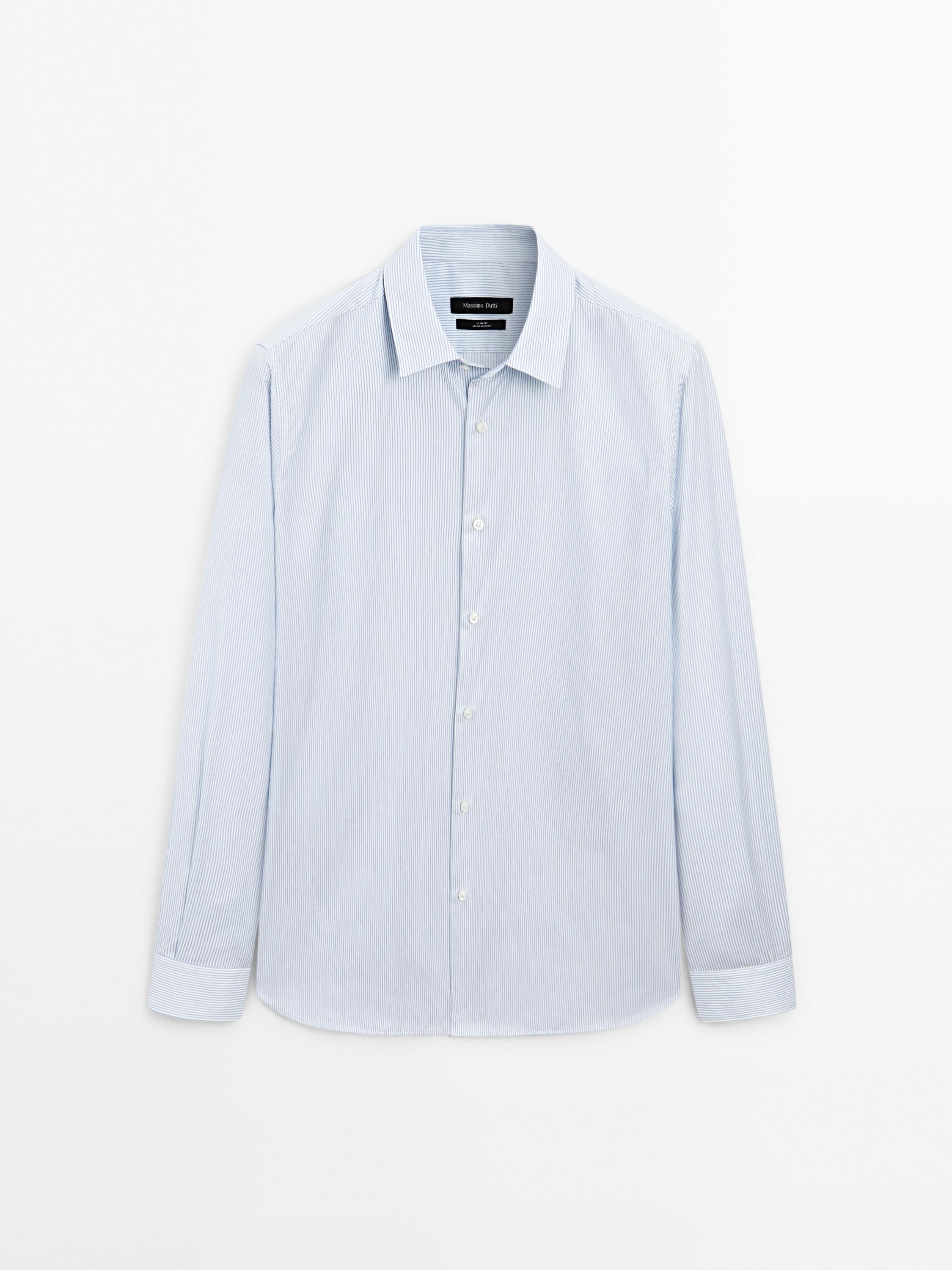 Slim fit striped shirt