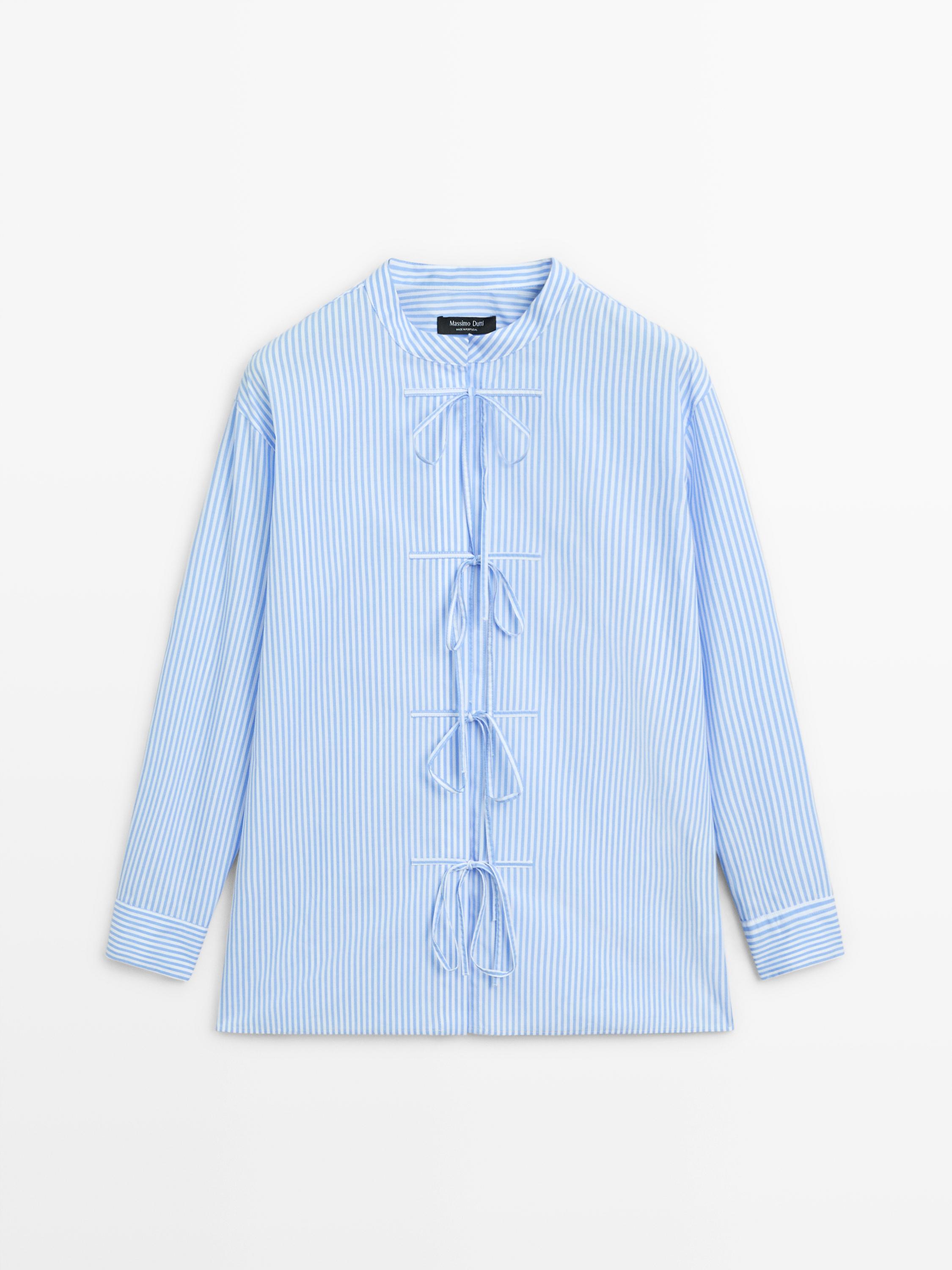 100% cotton striped shirt