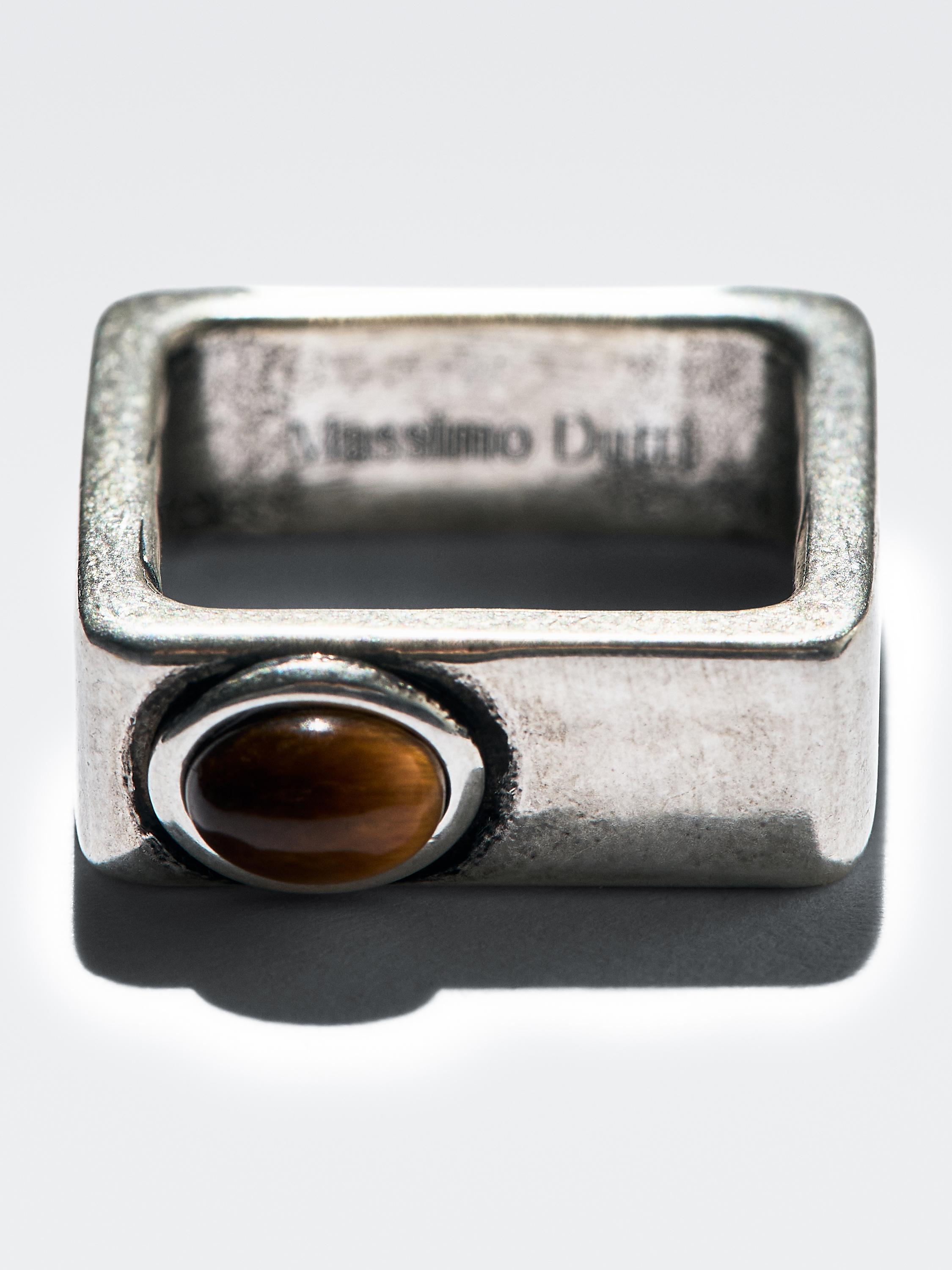 Pack of geometric stone rings