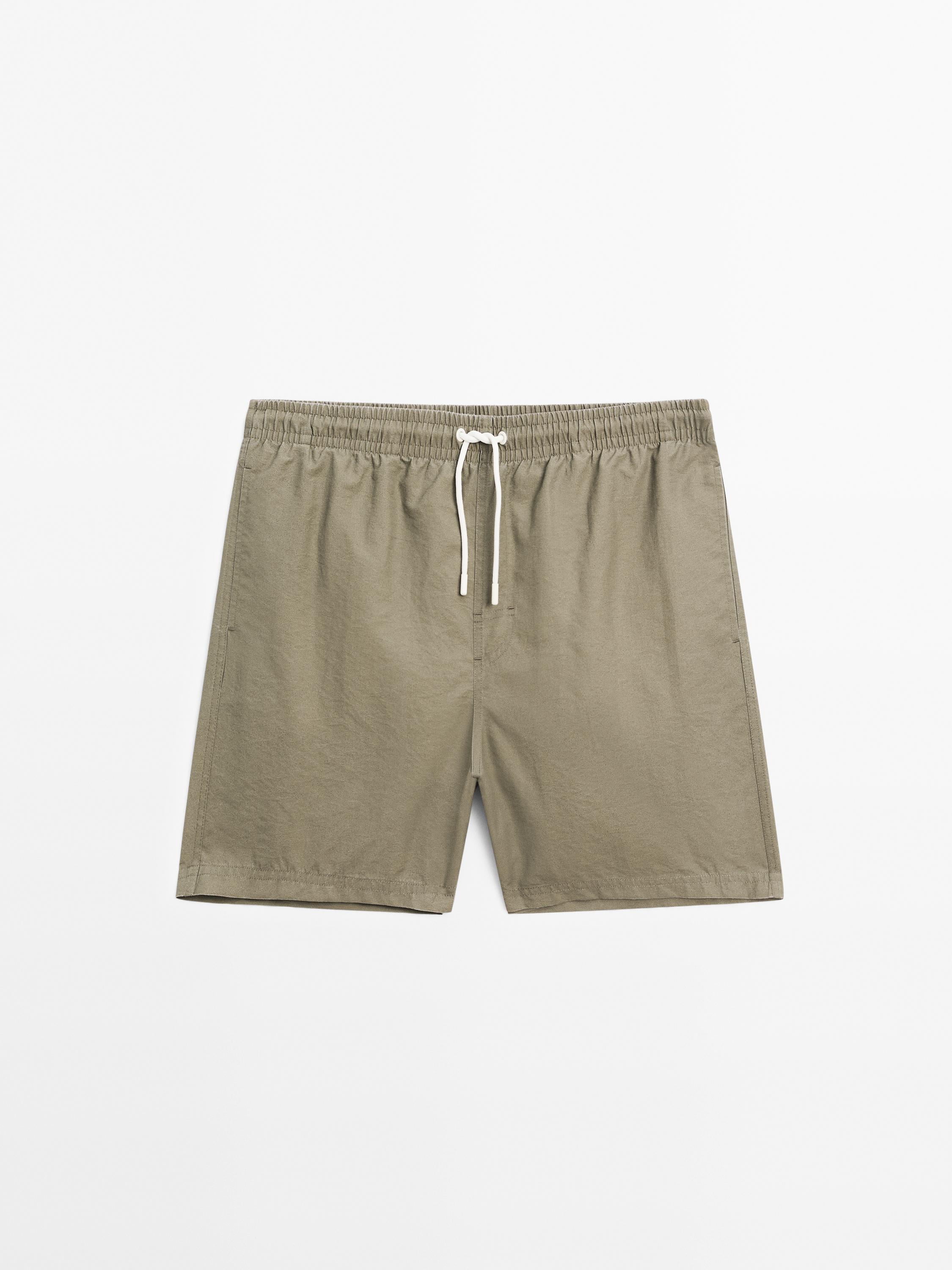 Bañador liso regular fit