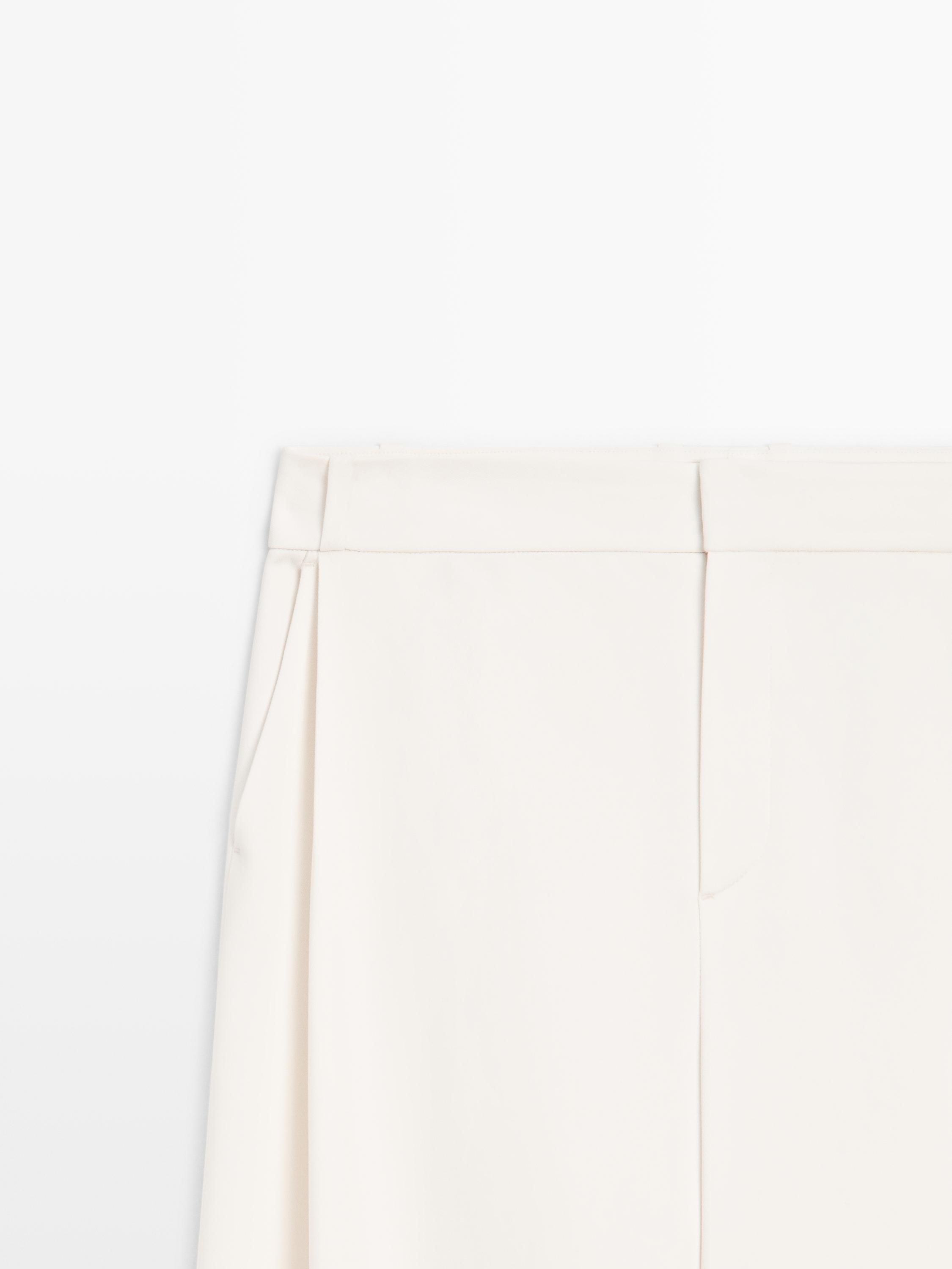 Pantalón pinzas ancho - STUDIO