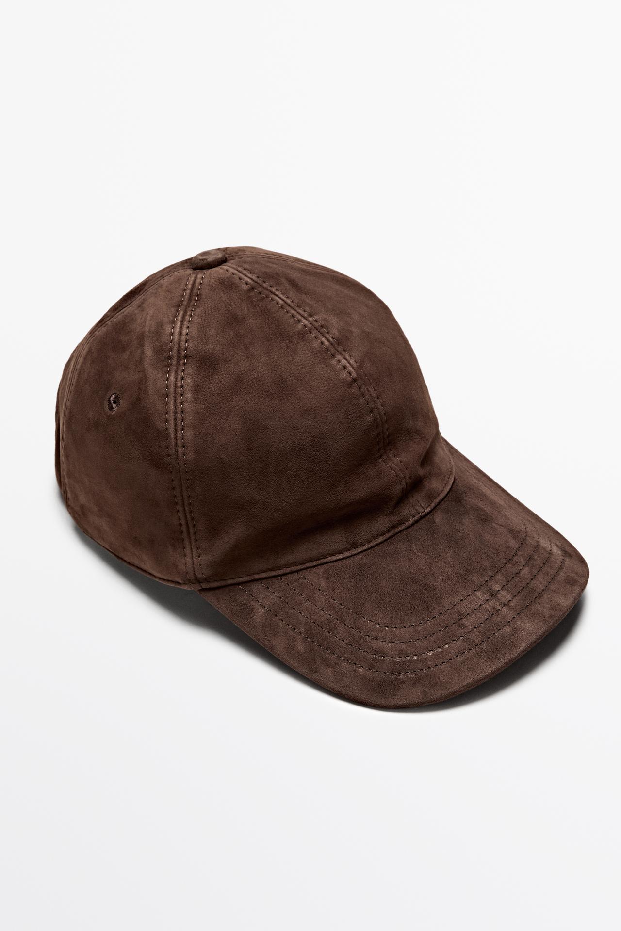 Suede cap — Caramel