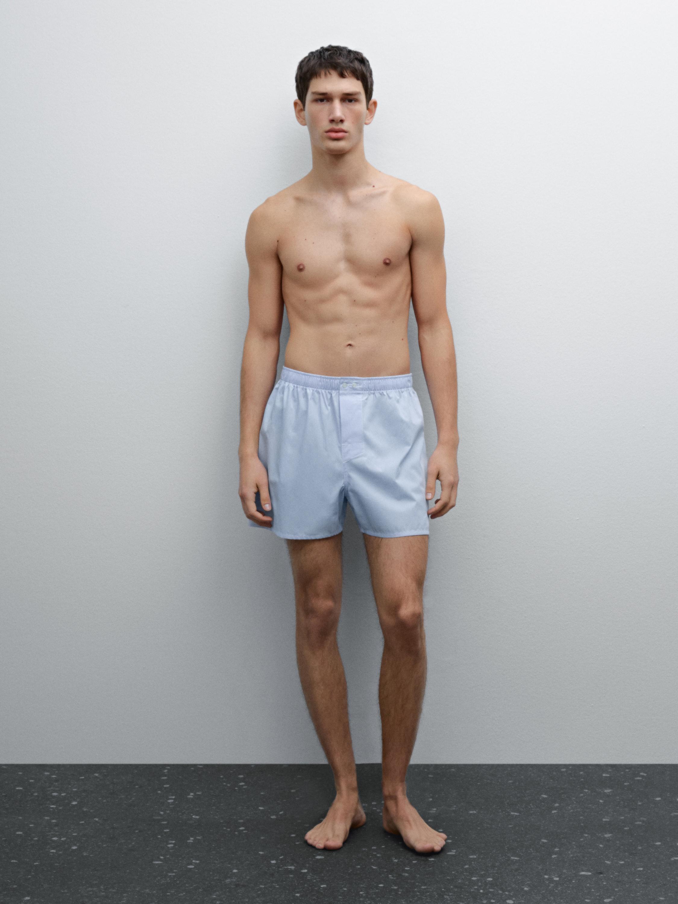 Gingham mini boxers