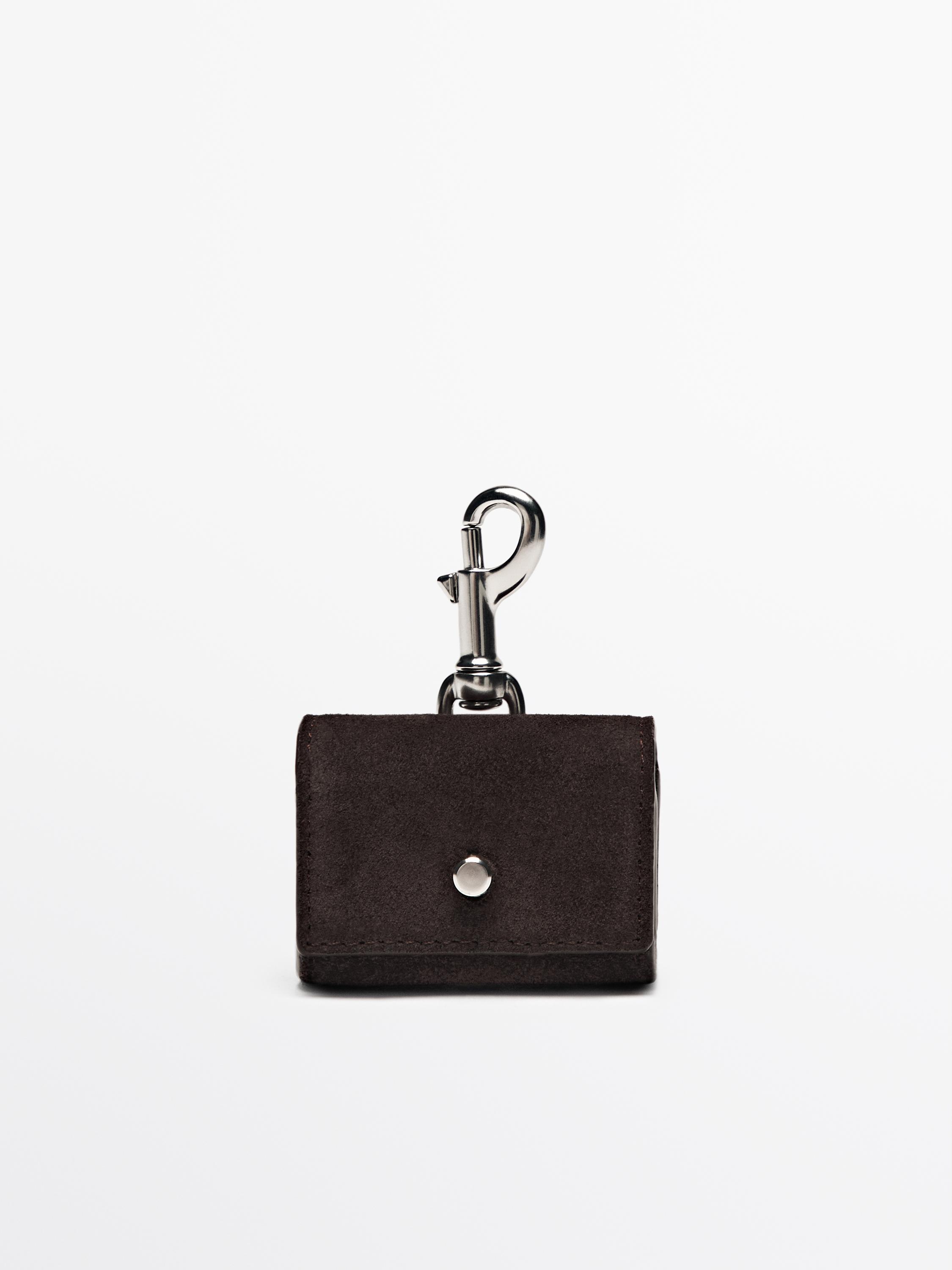 Splitsuède leren AirPods-hoesje