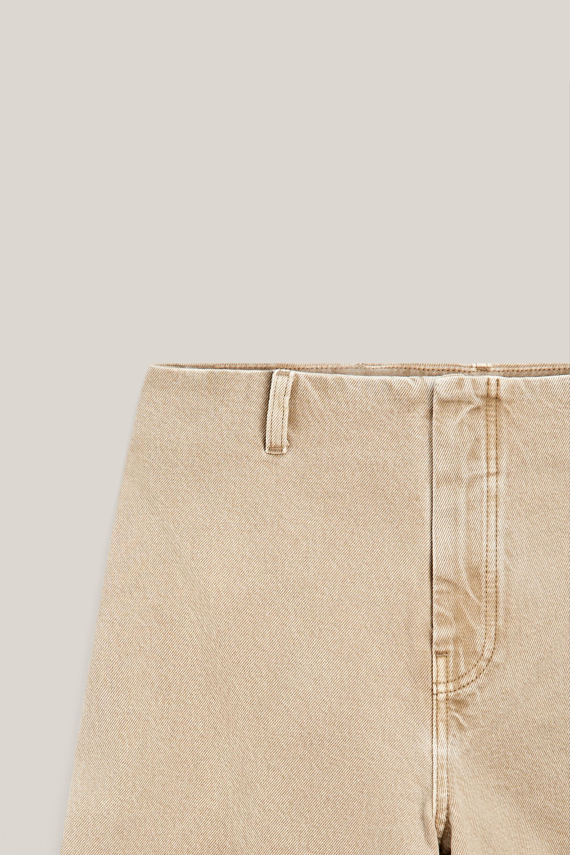 Barrel fit jeans with waist detail - LIMITED EDITION — STONE