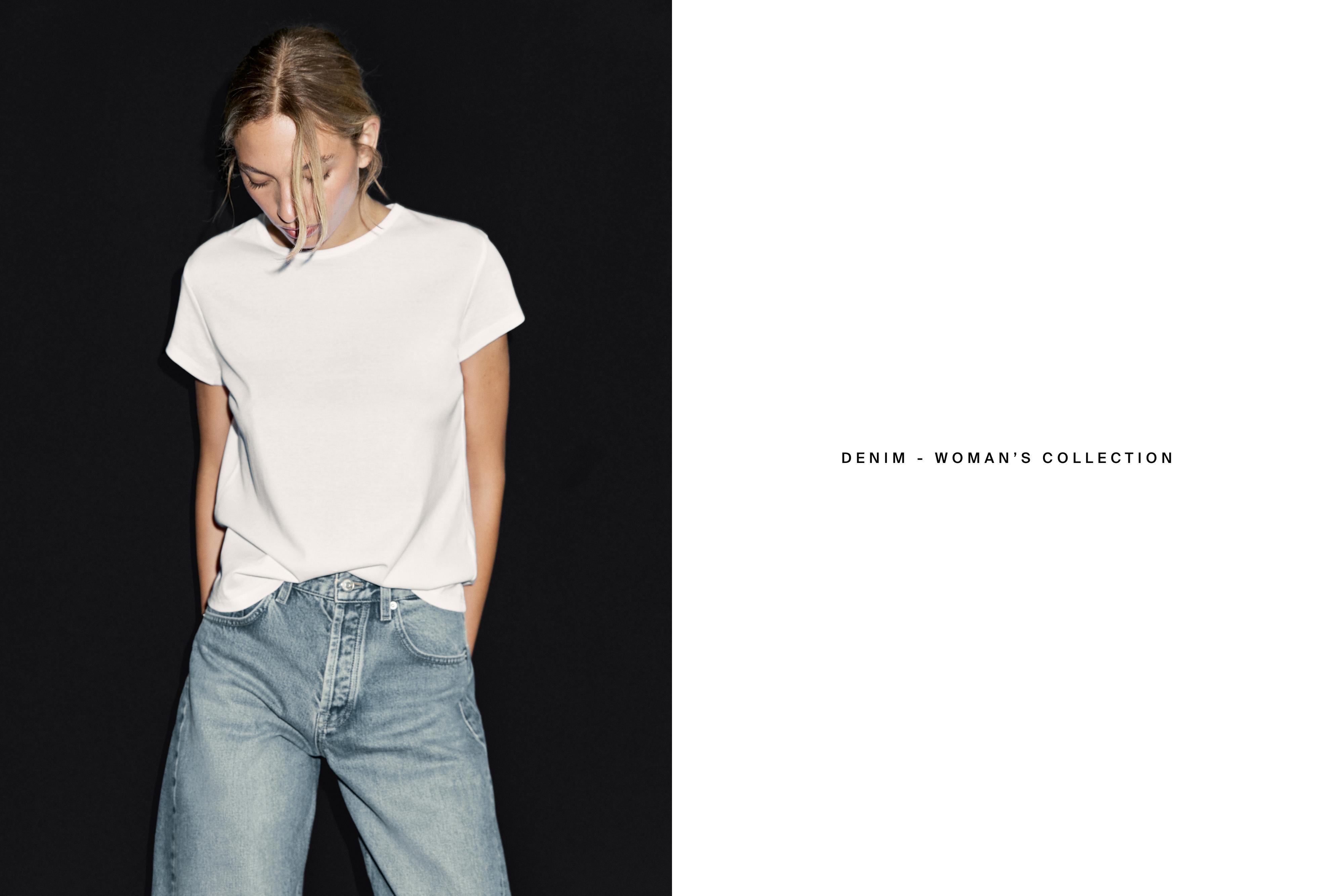 Low-rise straight-leg jeans