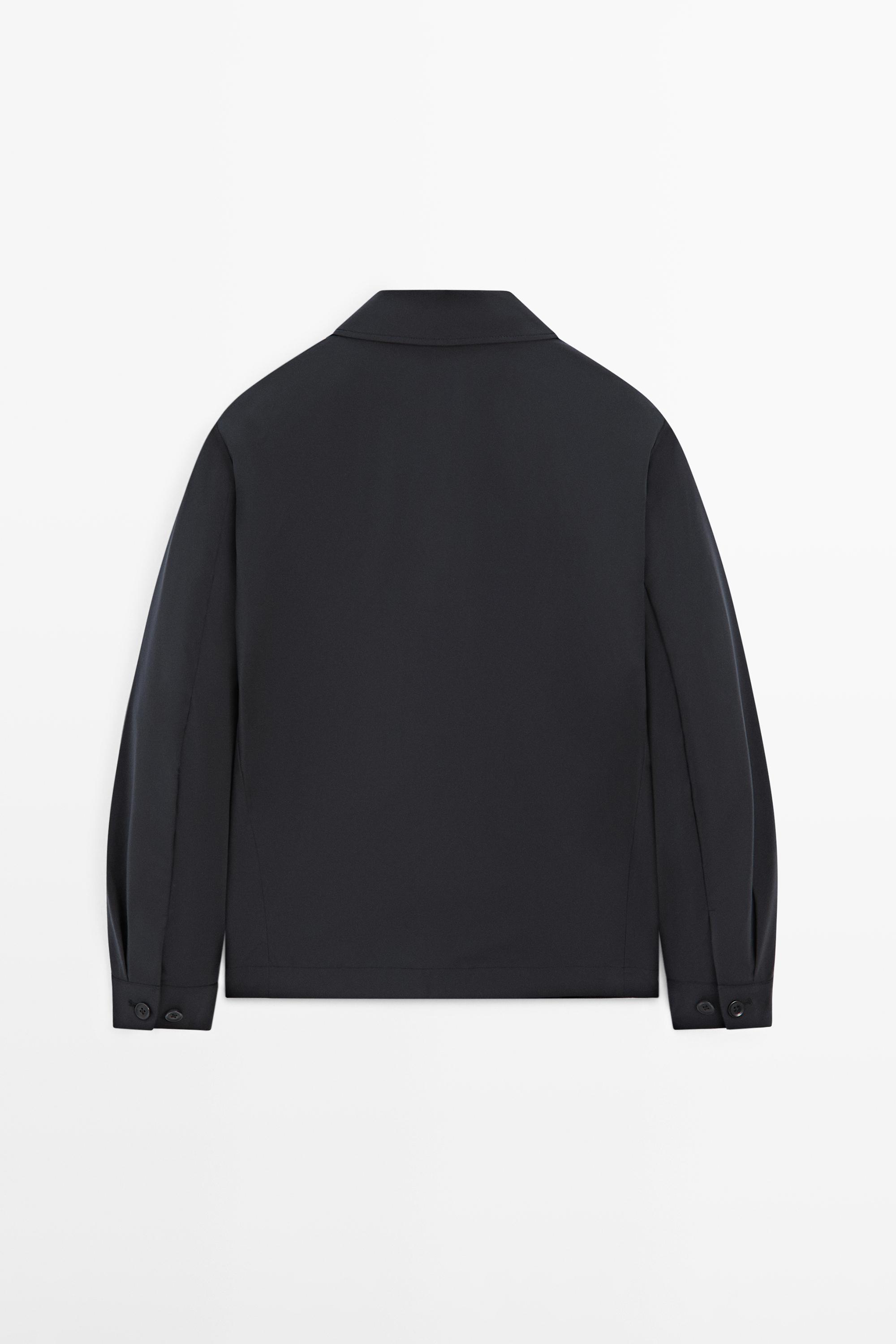 Short jacket with pocket details — NAVY BLUE