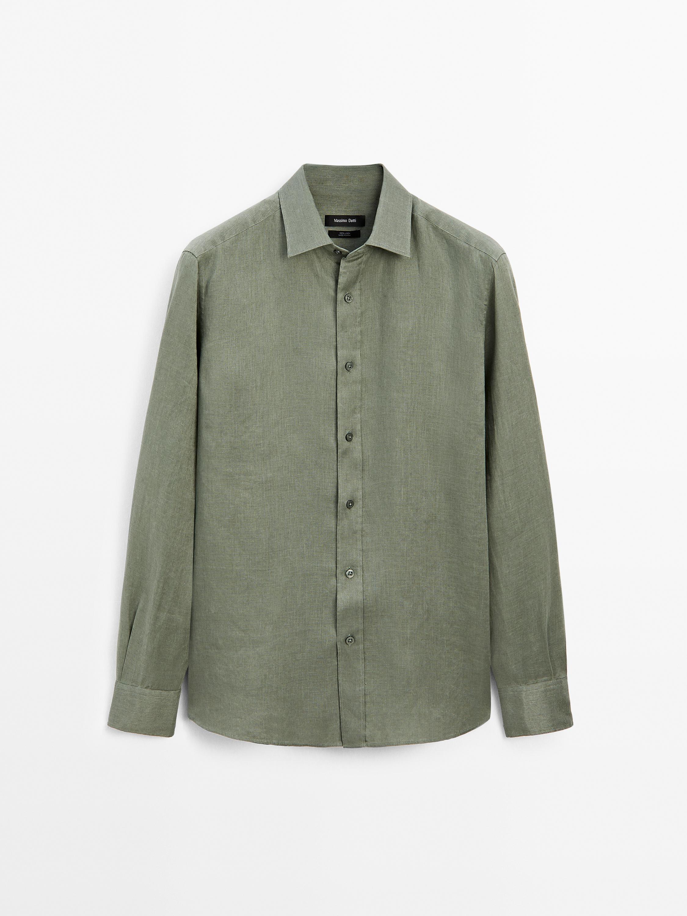 100% linen shirt