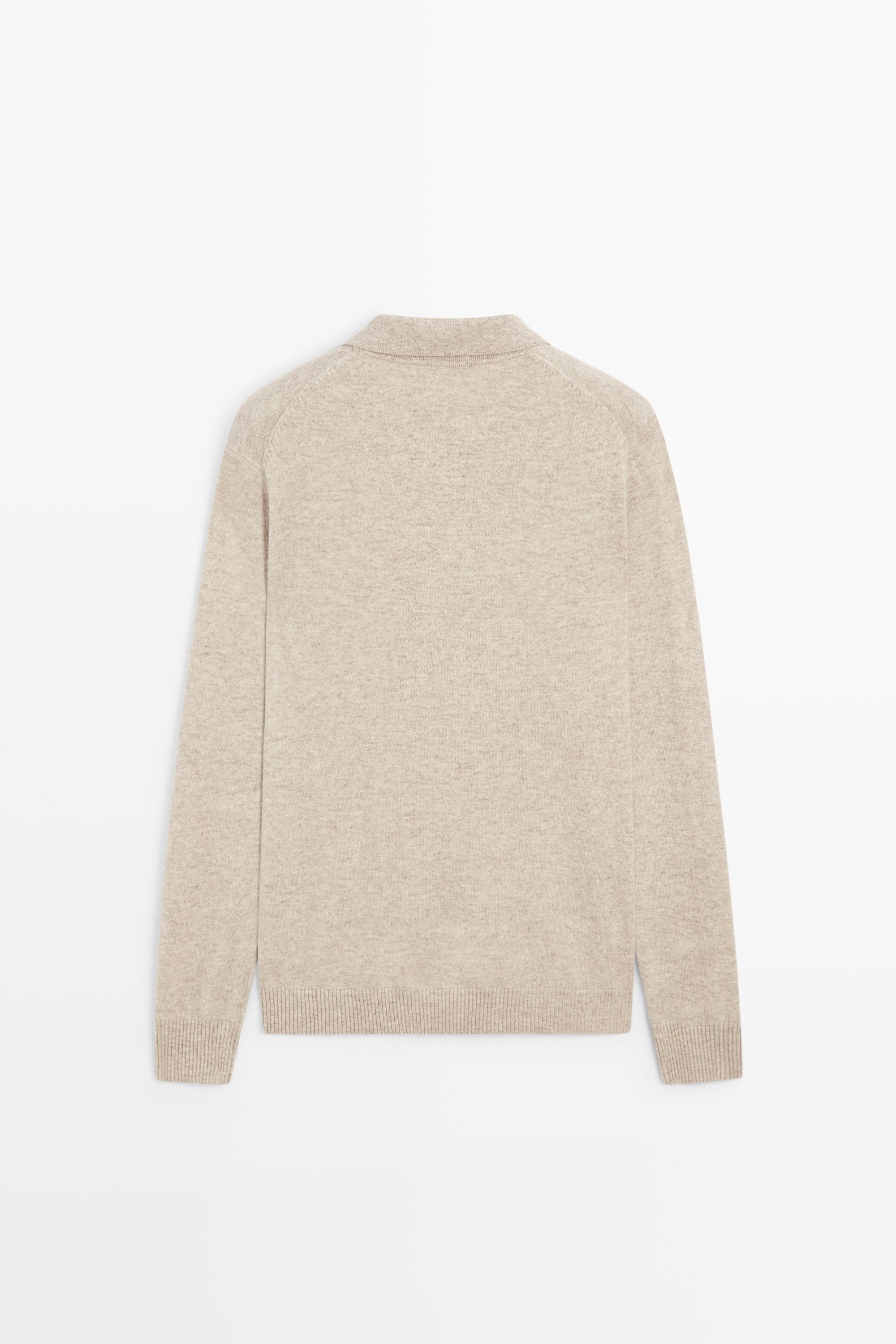 Polopullover aus Woll-Kaschmir-Mischung