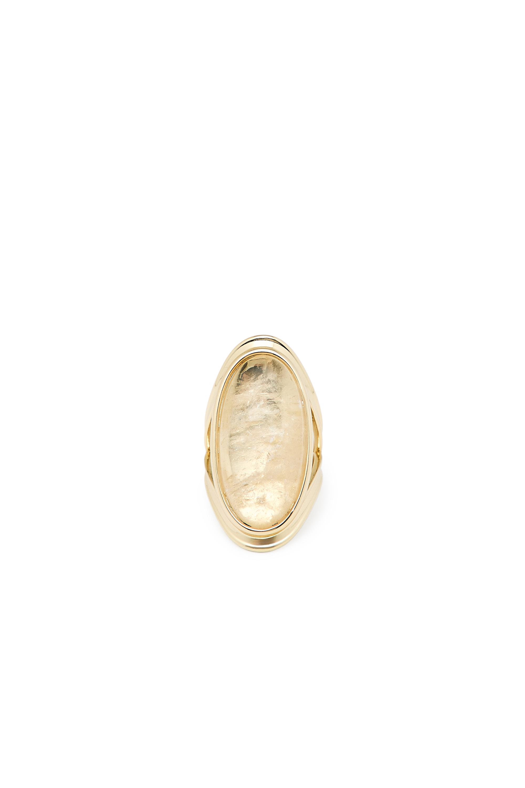 Oval Quartz Ring — GOLDEN