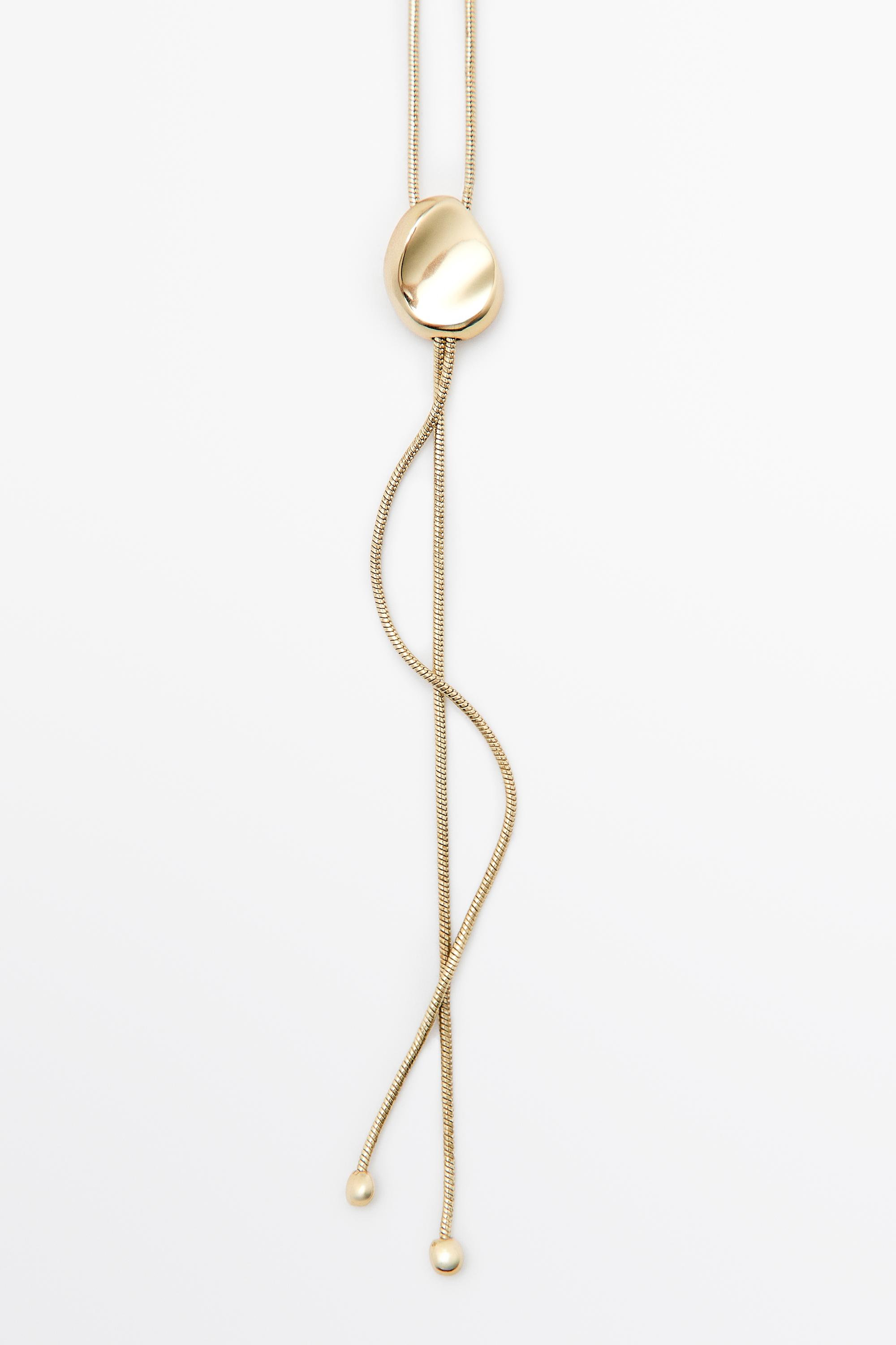 Lariat necklace — GOLDEN