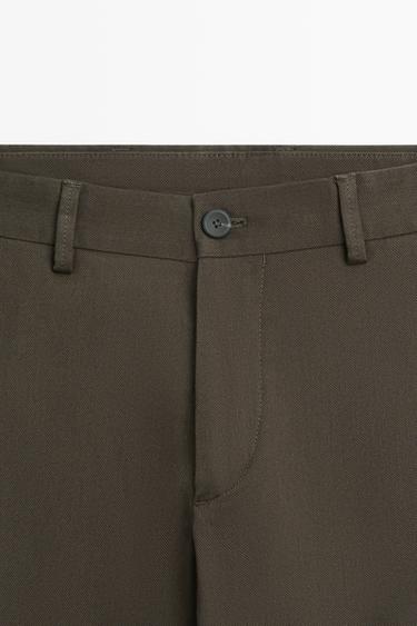 Slim fit pants — BROWN 9
